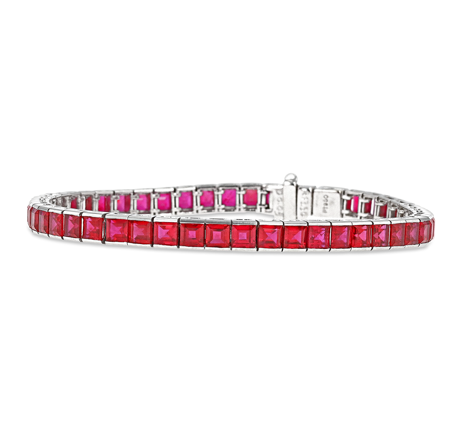 Ruby Line Bracelet, 13.35 Carats