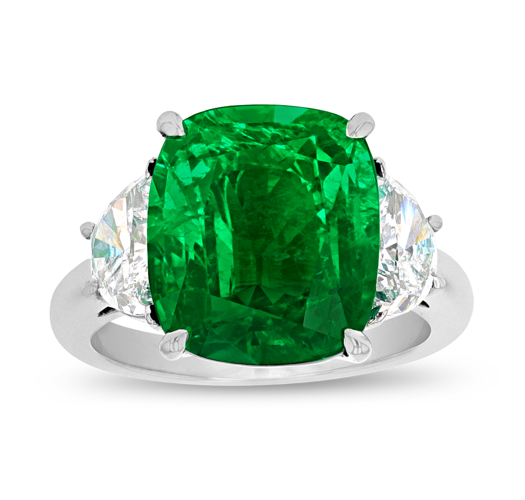 Zambian Emerald Ring, 7.04 Carats