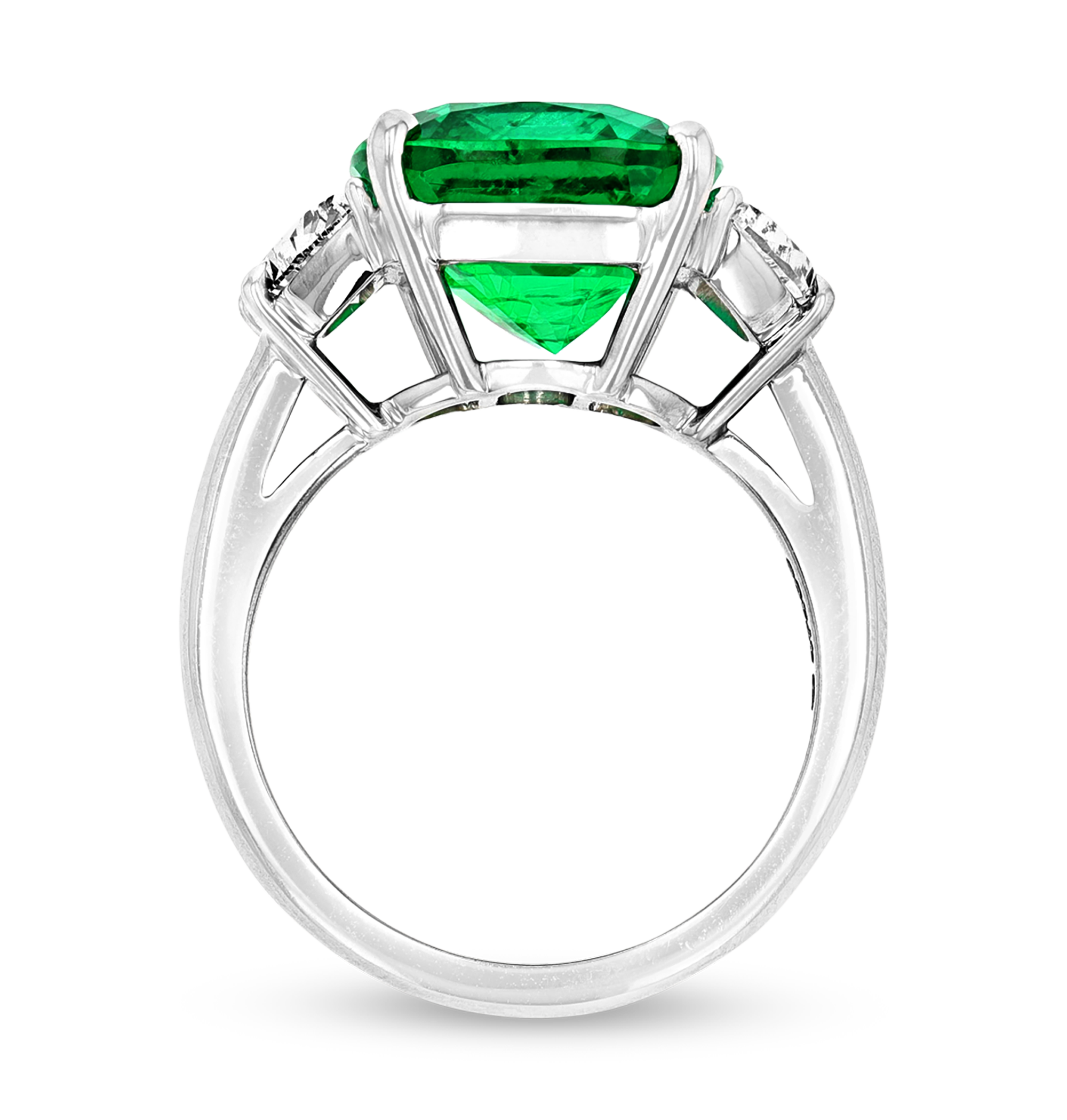 Zambian Emerald Ring, 7.04 Carats