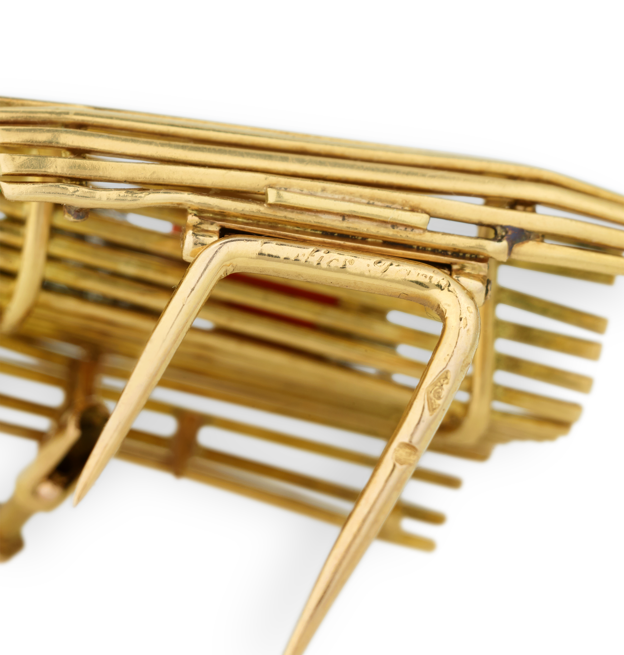 Cartier Tutti Frutti Lovers' Bench Brooch