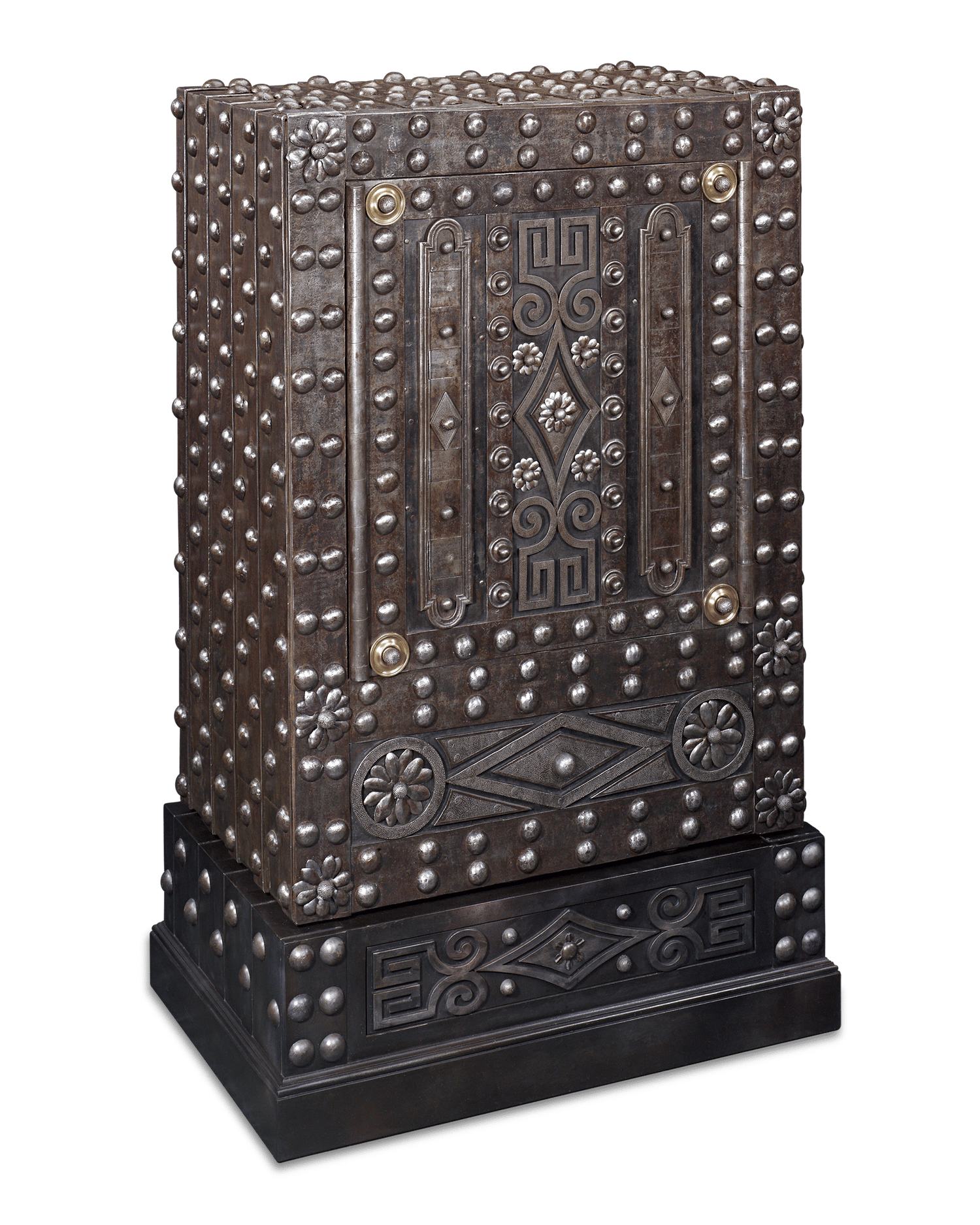 18th Century Italian Iron Floor Safe