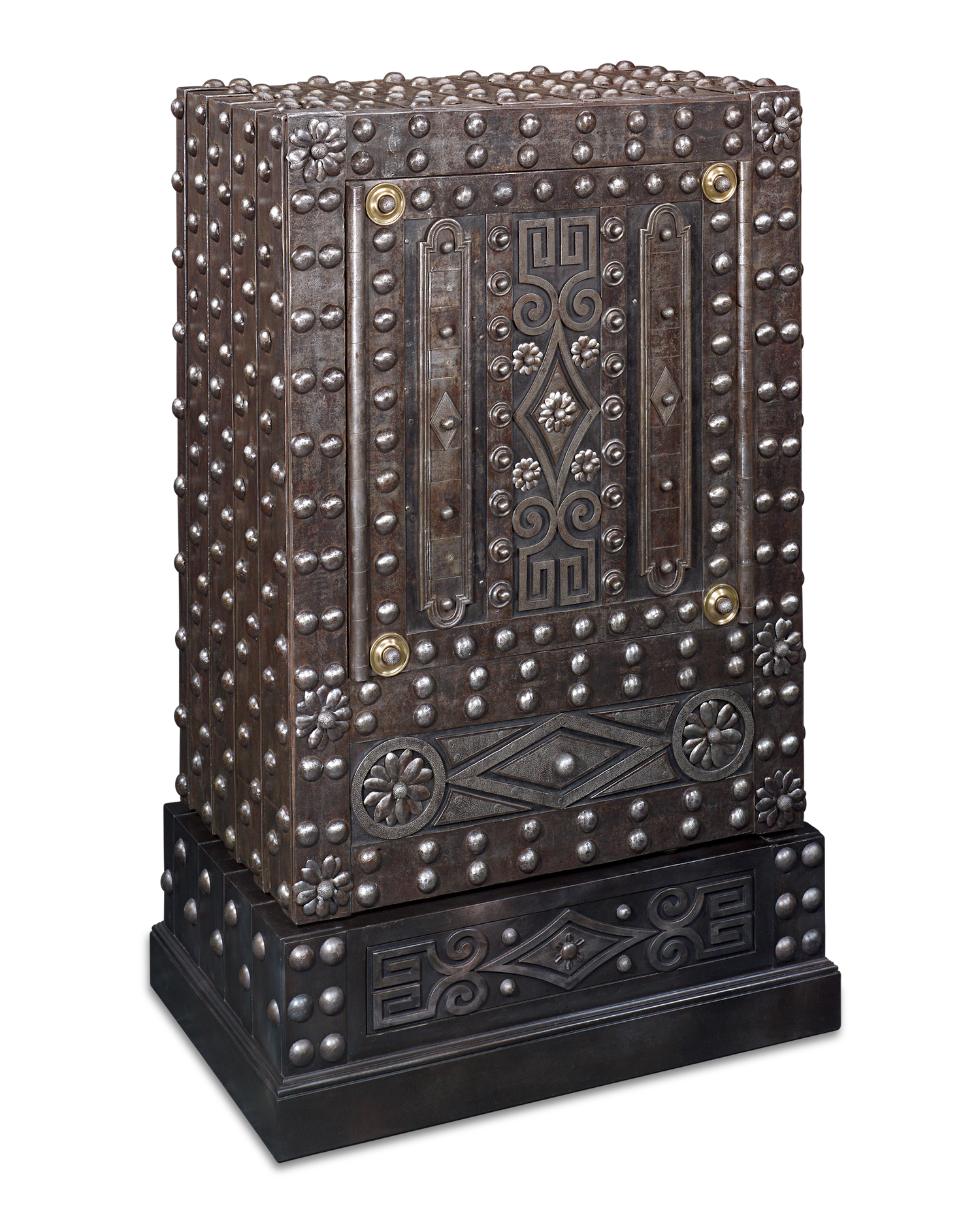 18th Century Italian Iron Floor Safe