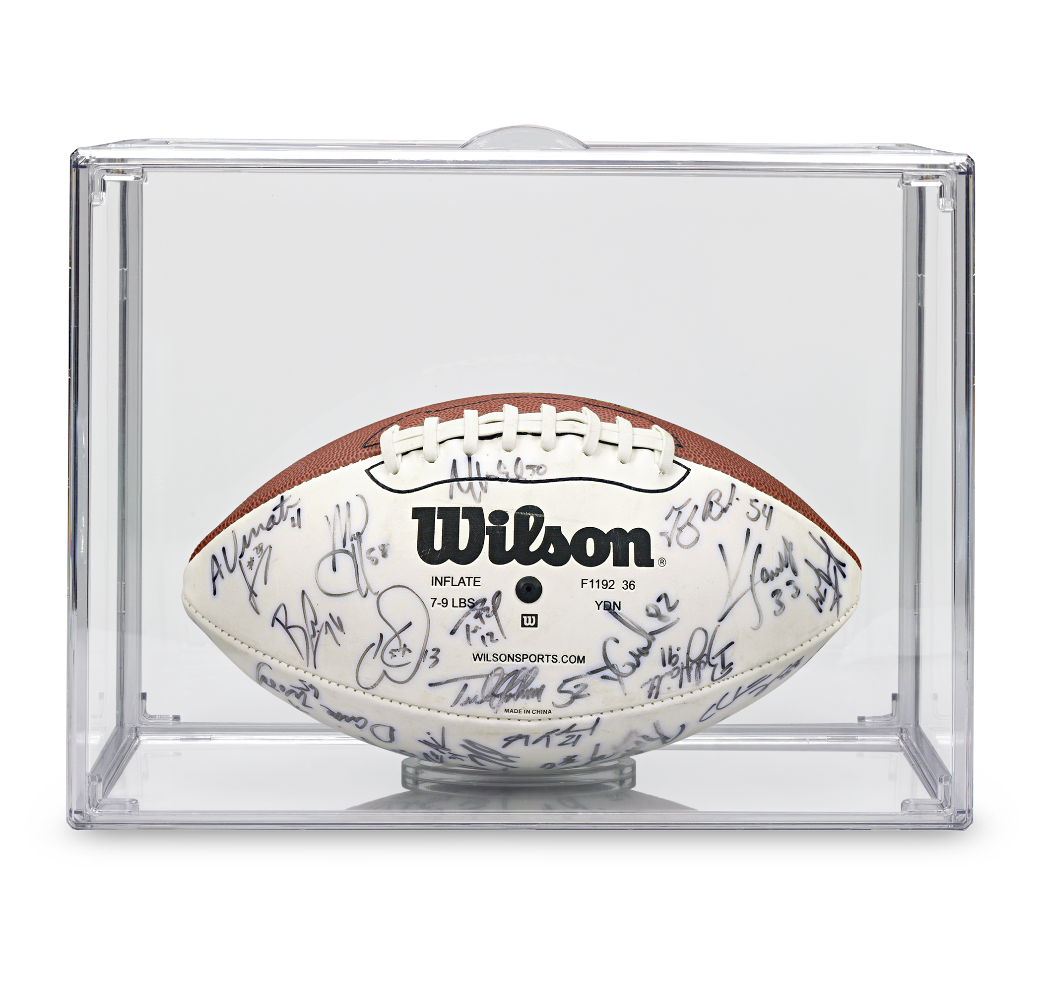 Super Bowl XXXVI Tom Brady Autographed Football