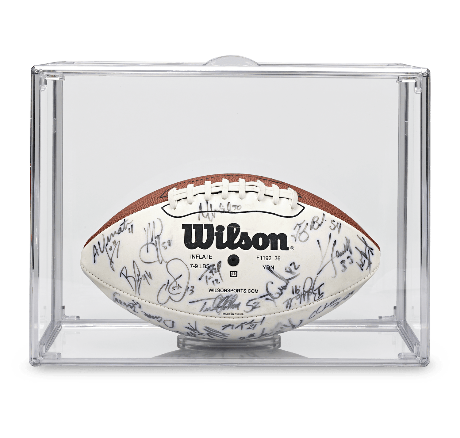 Super Bowl XXXVI Tom Brady Autographed Football