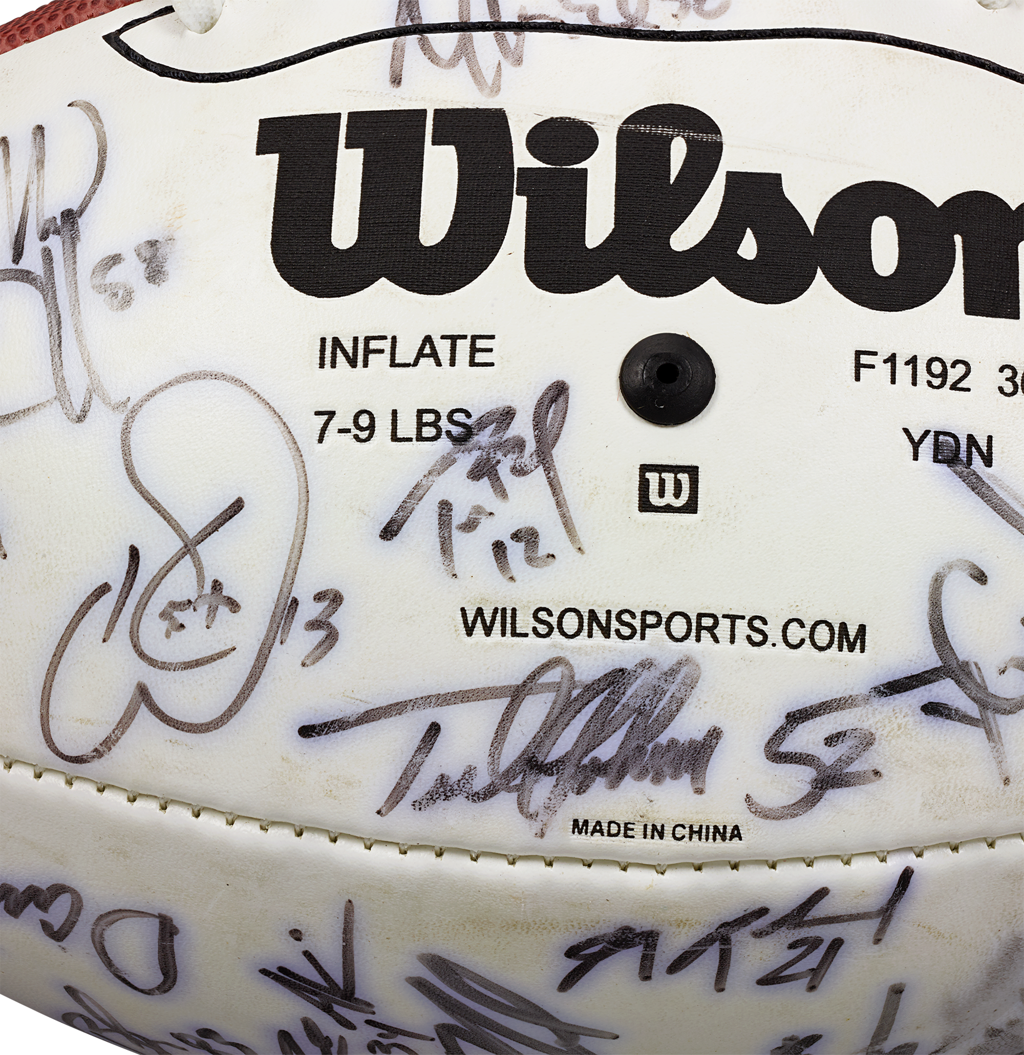 Super Bowl XXXVI Tom Brady Autographed Football