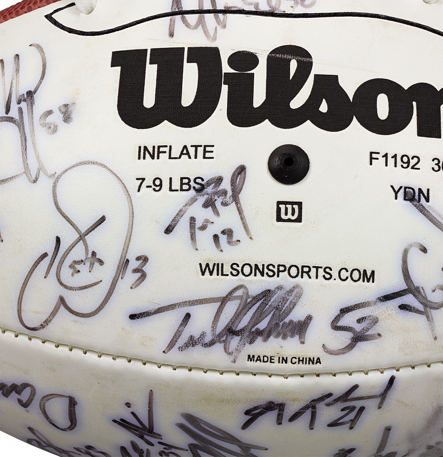 Super Bowl XXXVI Tom Brady Autographed Football