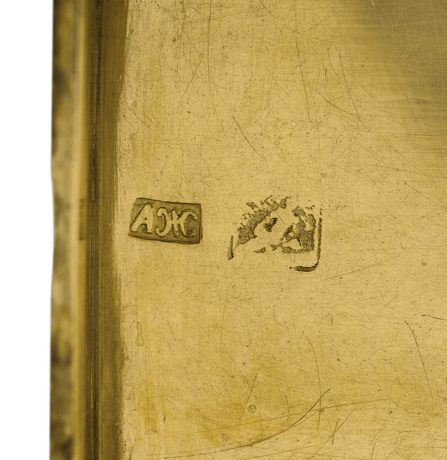 Russian Silver, Gold and Niello Topographical Snuff Box