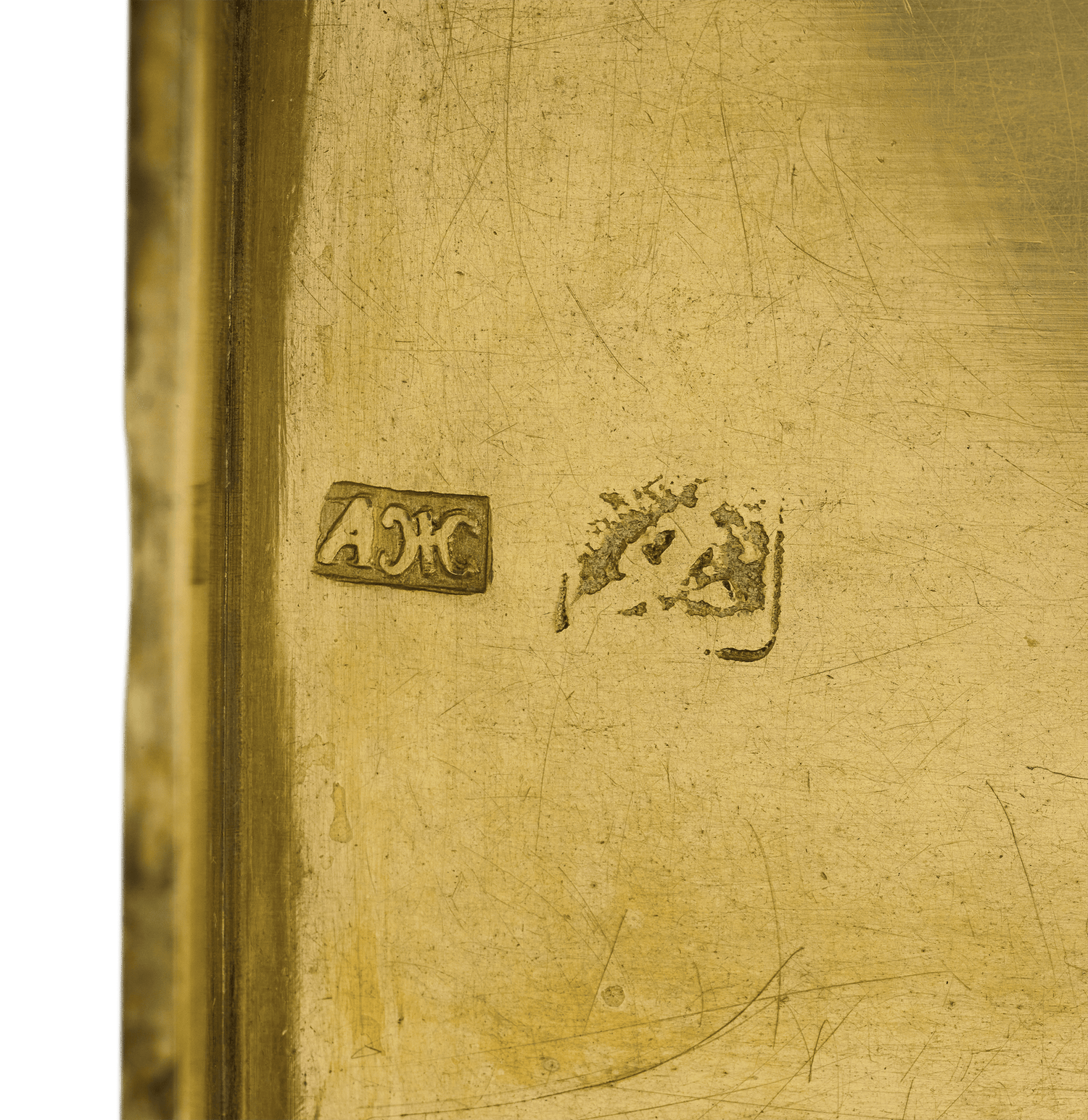 Russian Silver, Gold and Niello Topographical Snuff Box