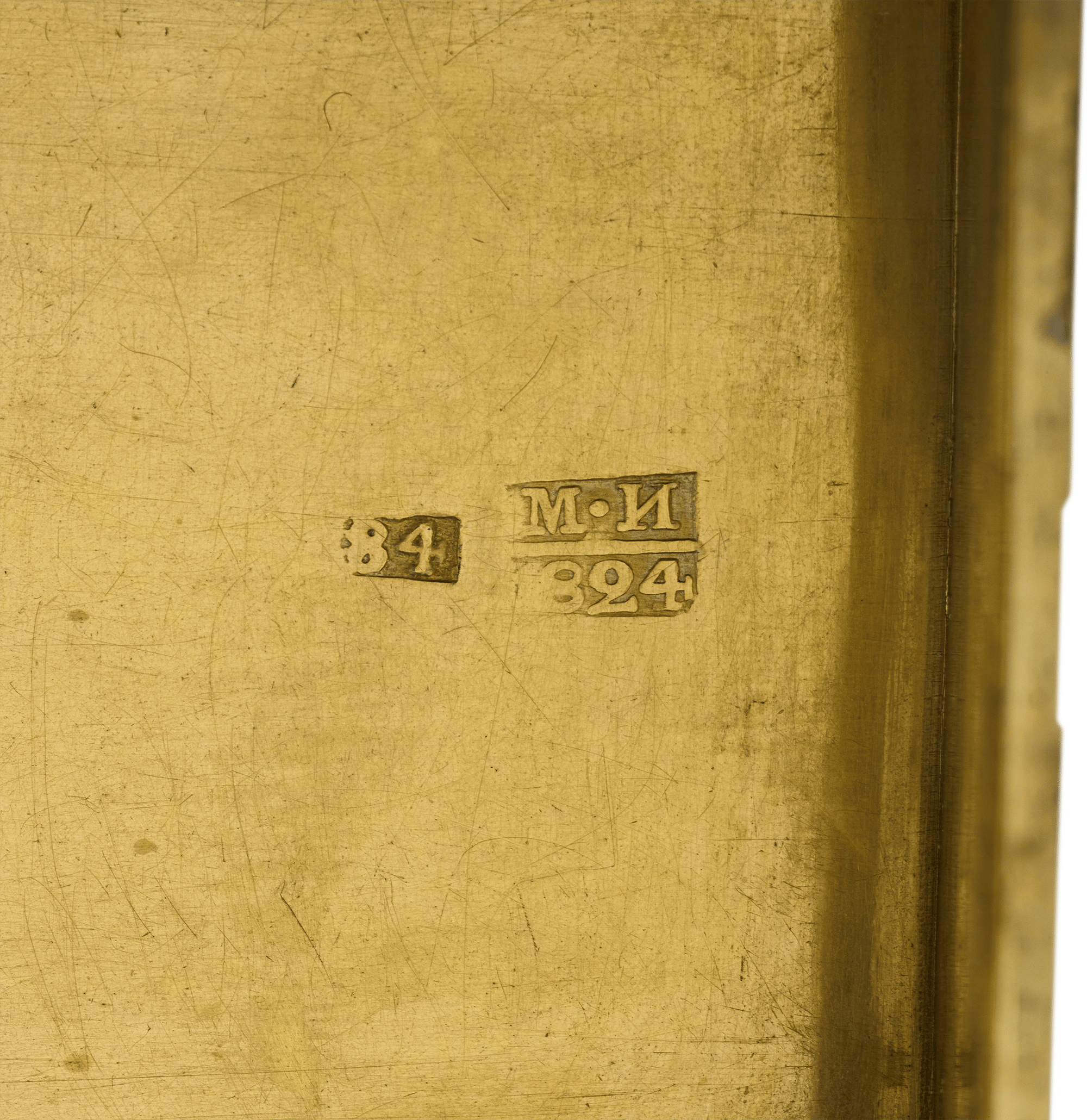 Russian Silver, Gold and Niello Topographical Snuff Box