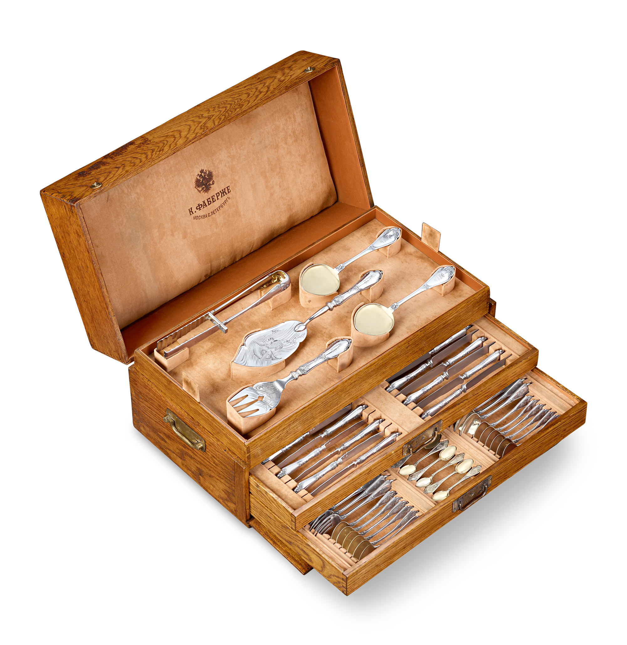 Fabergé Silver Flatware Service