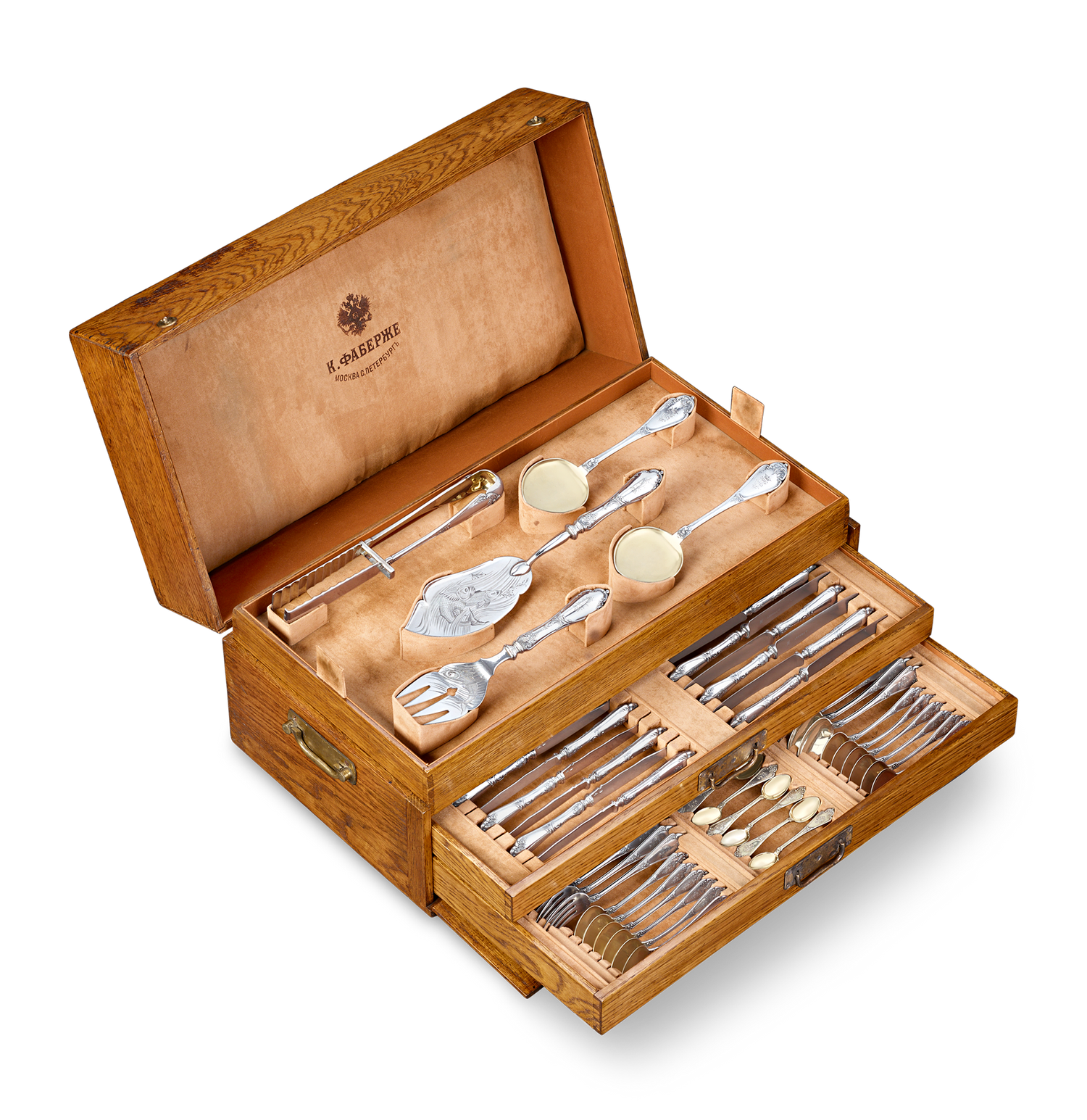 Fabergé Silver Flatware Service