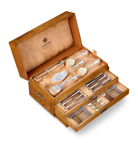 Fabergé Silver Flatware Service