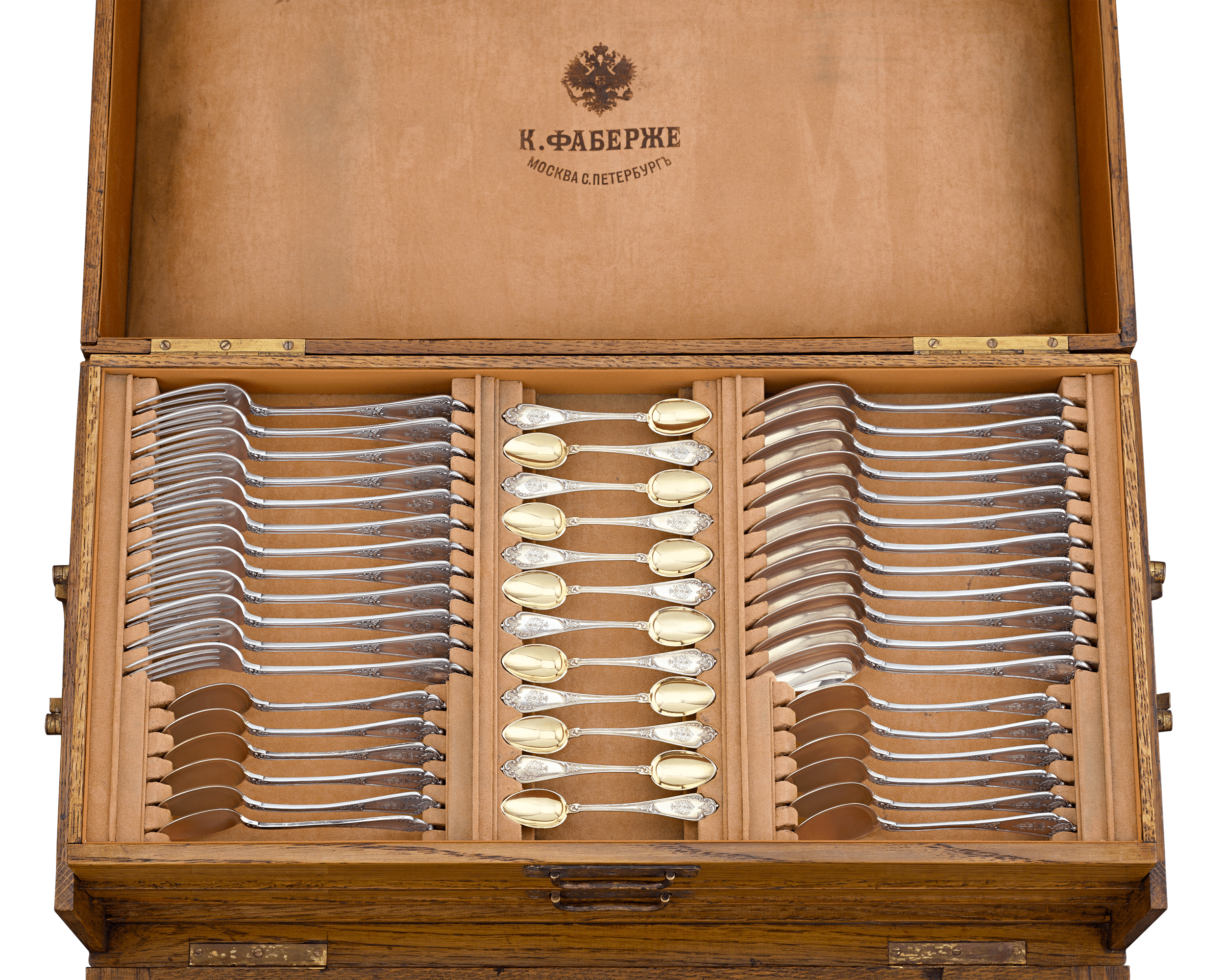 Fabergé Silver Flatware Service