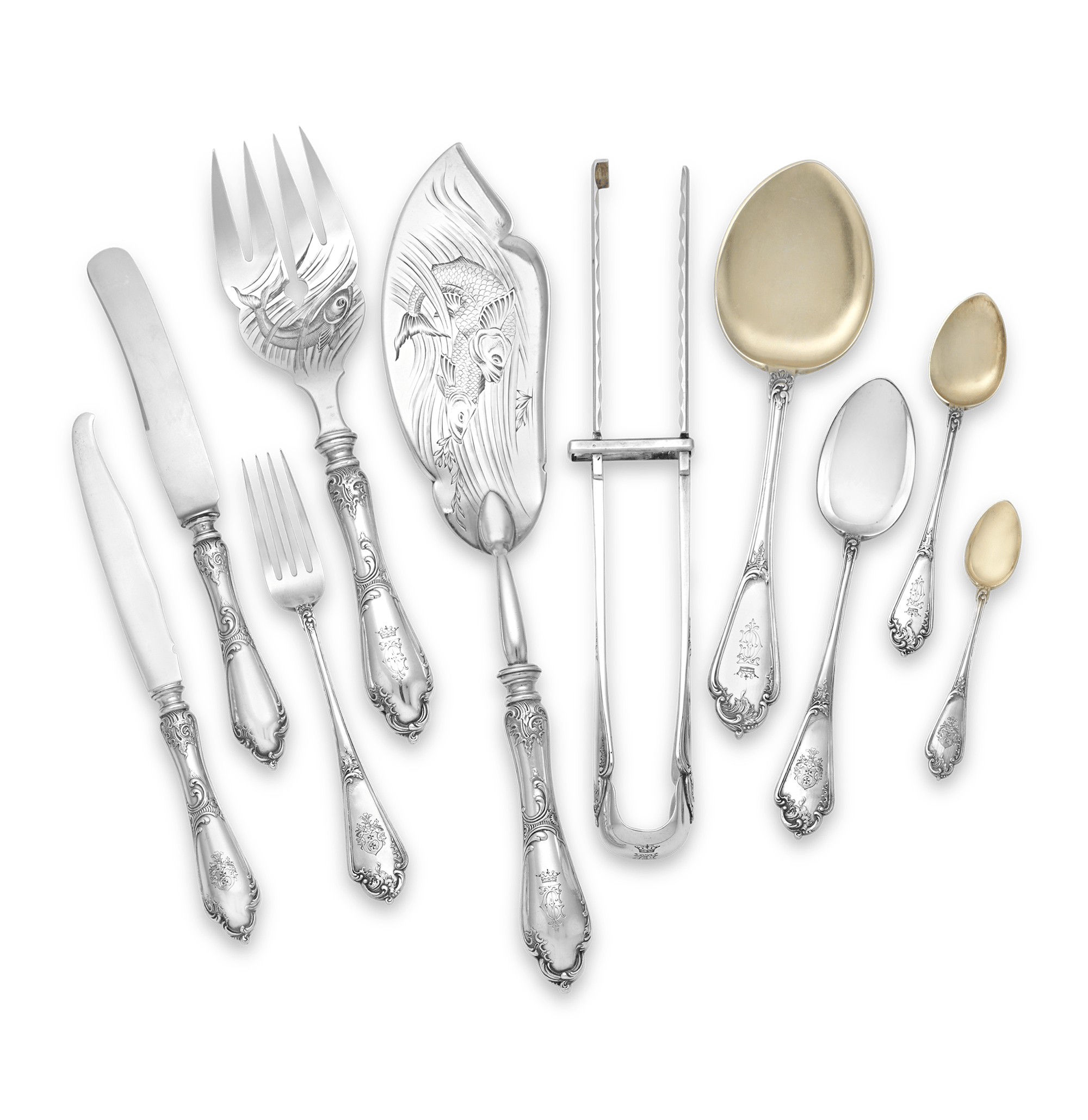 Fabergé Silver Flatware Service