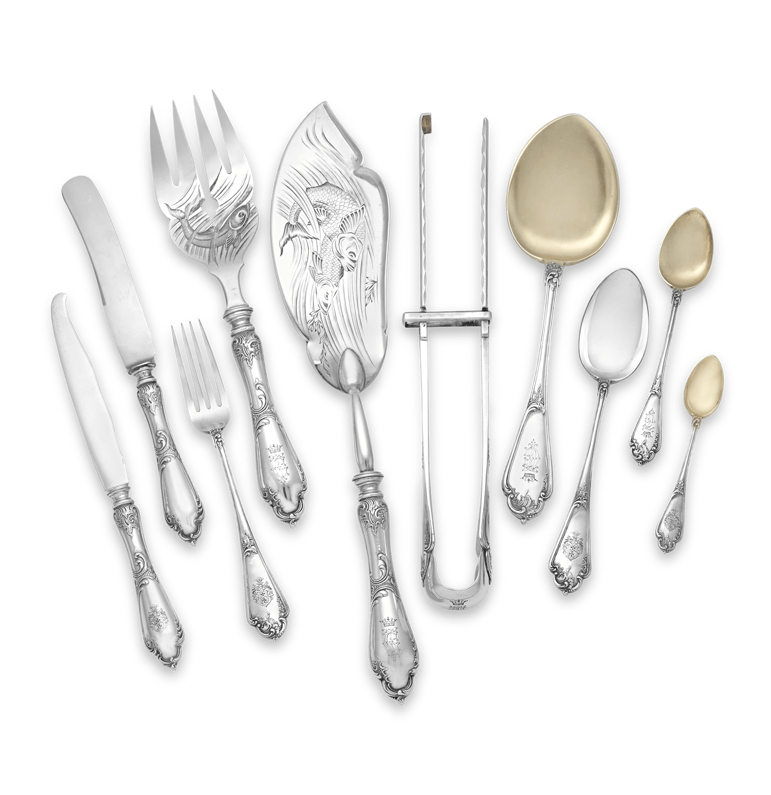 Fabergé Silver Flatware Service