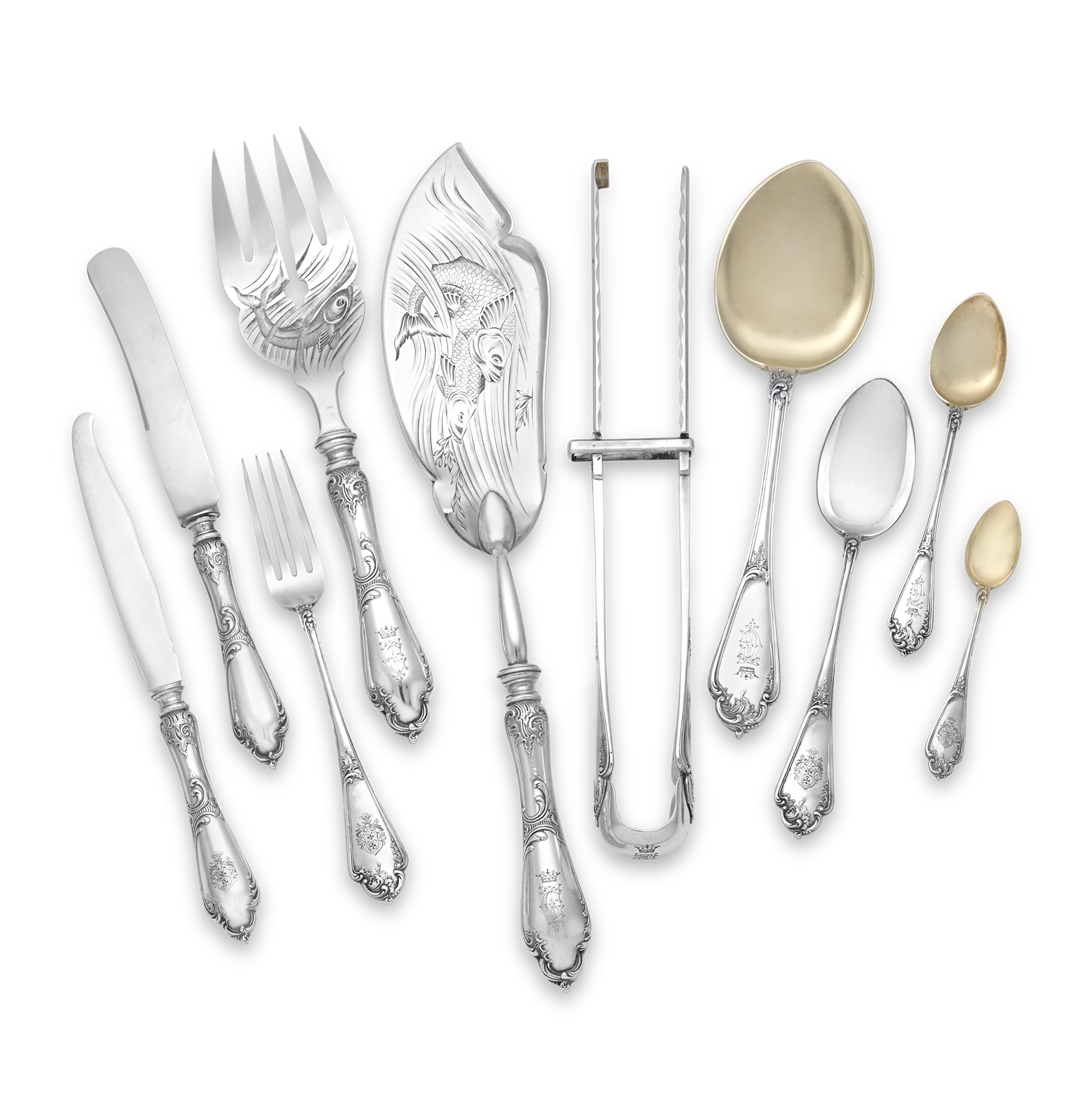 Fabergé Silver Flatware Service