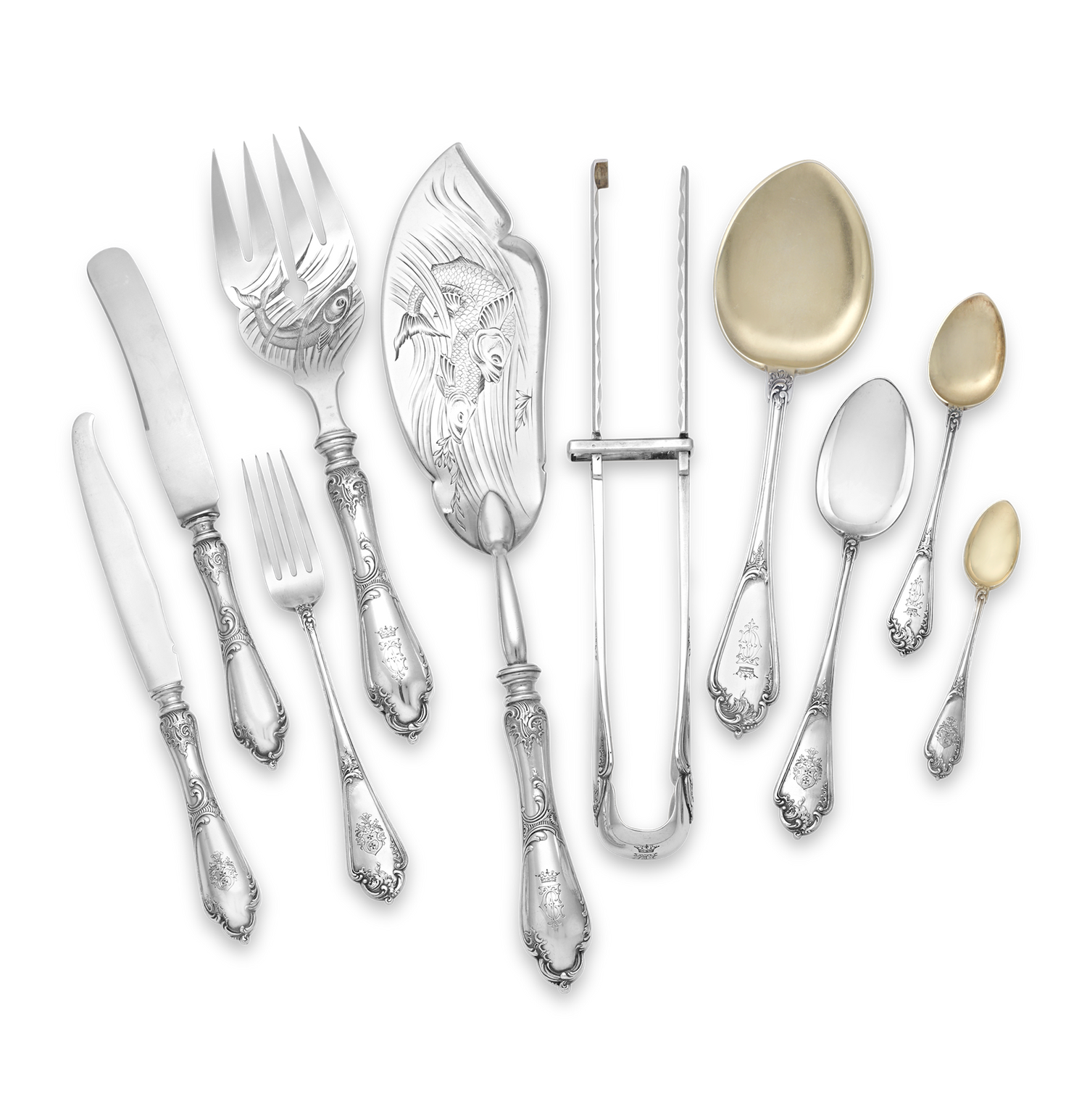 Fabergé Silver Flatware Service