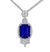 Tanzanite Pendant Necklace, 25.74 Carats