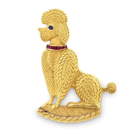 Cartier Poodle Pin