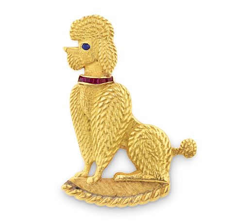 Cartier Poodle Pin