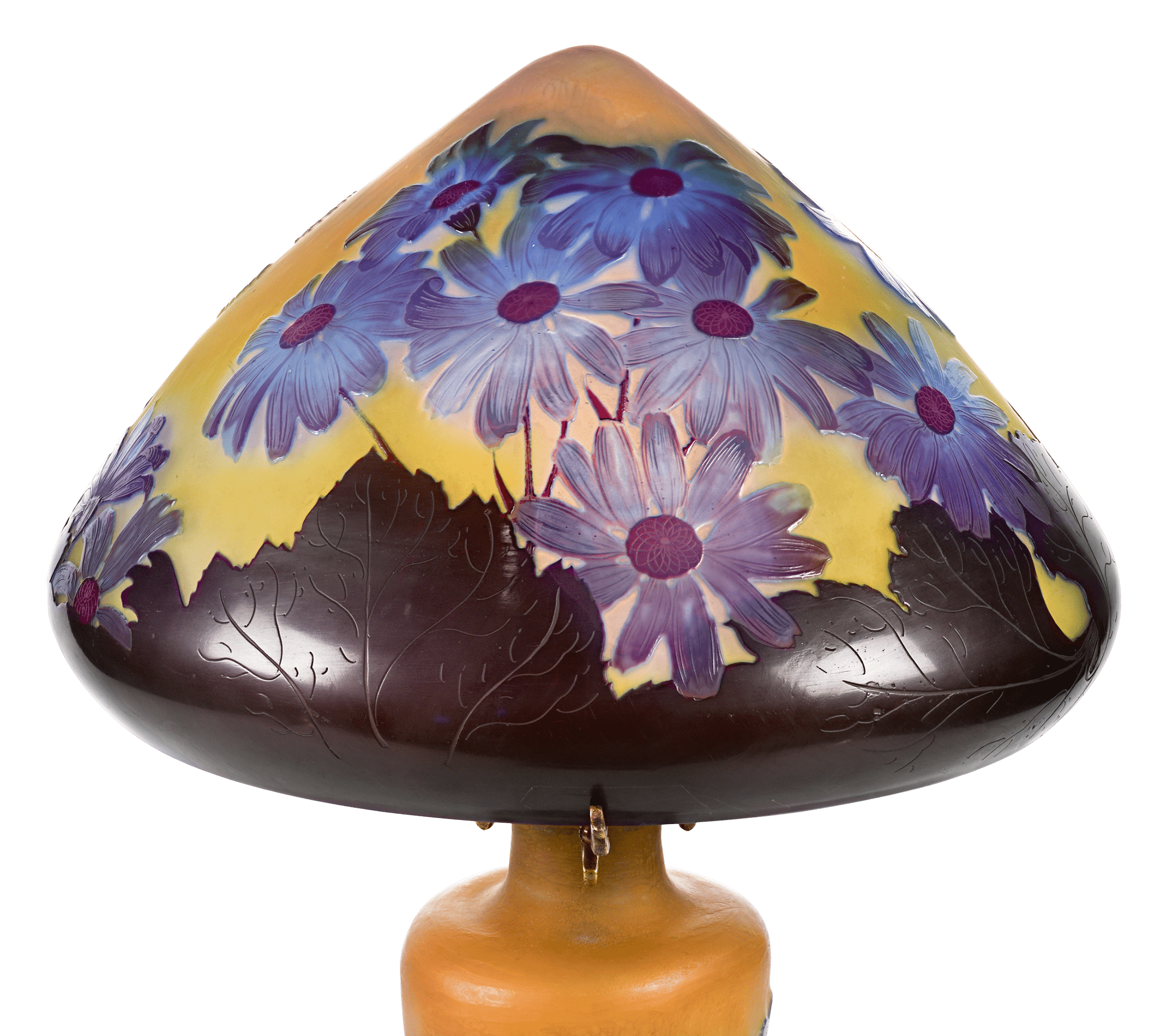 Gallé Cameo Glass Table Lamp