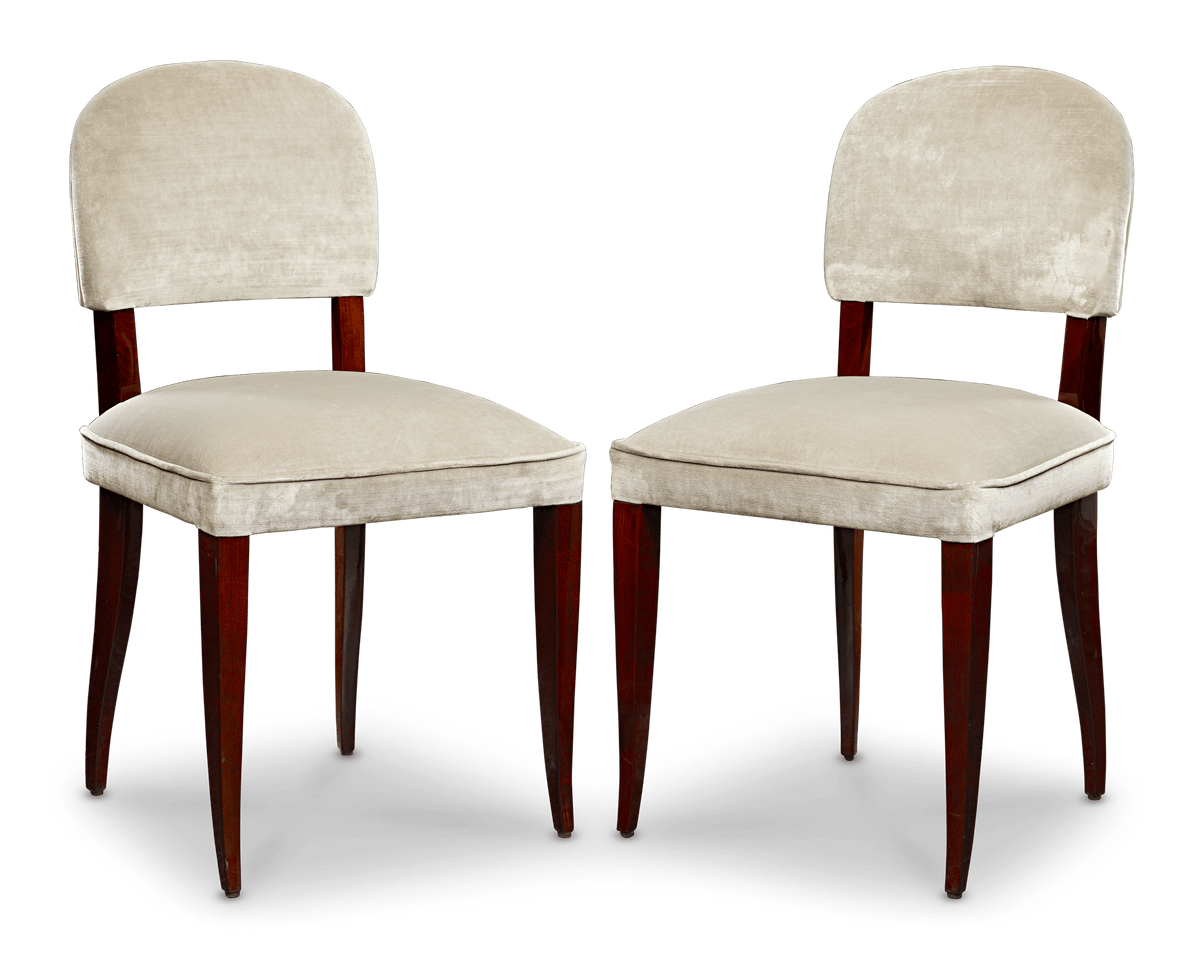 Pair of Jules Leleu Chairs 