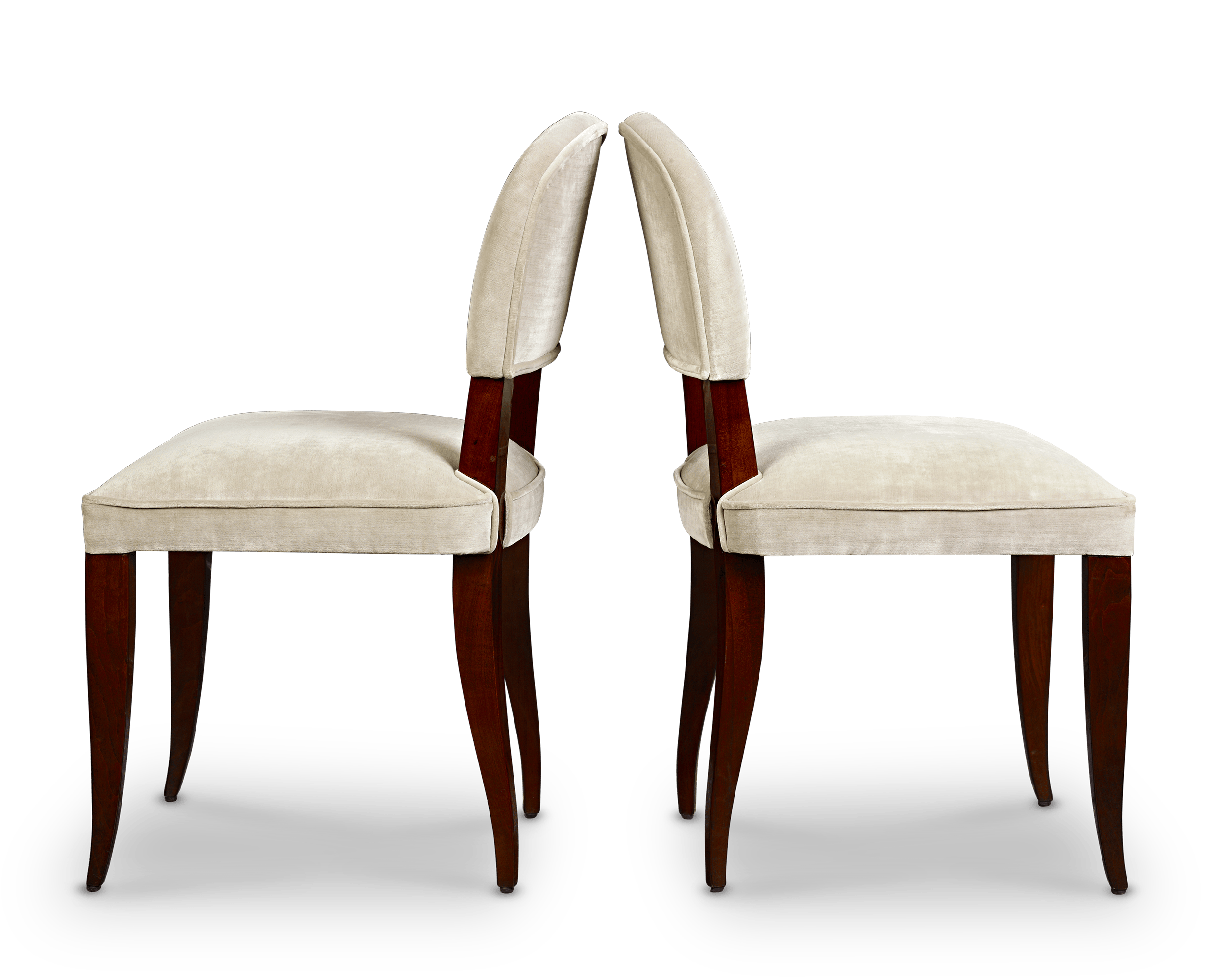 Pair of Jules Leleu Chairs 