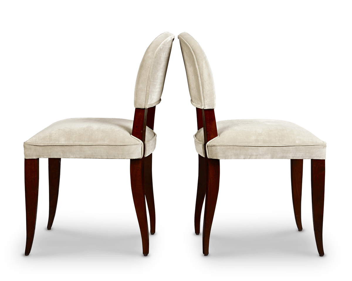 Pair of Jules Leleu Chairs 