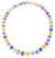 Oscar Heyman Multicolor Sapphire Necklace Layout, 114.79 Carats