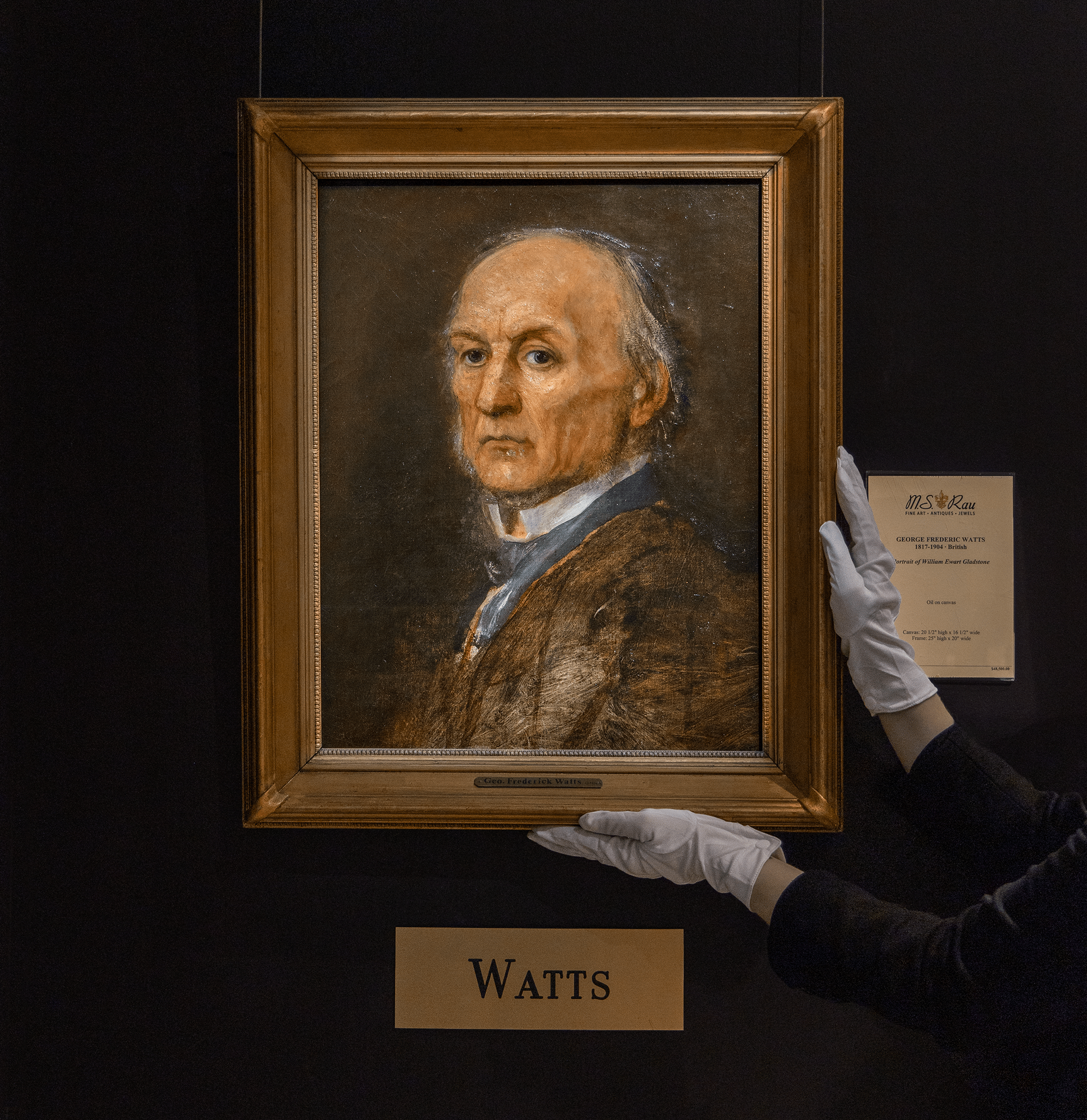 Portrait of Prime Minister William Ewart Gladstone by George Frederic Watts