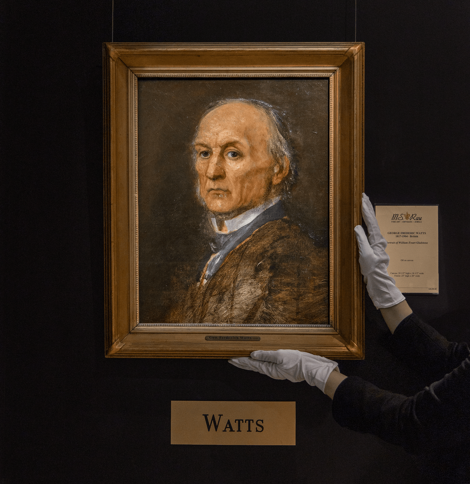 Portrait of Prime Minister William Ewart Gladstone by George Frederic Watts