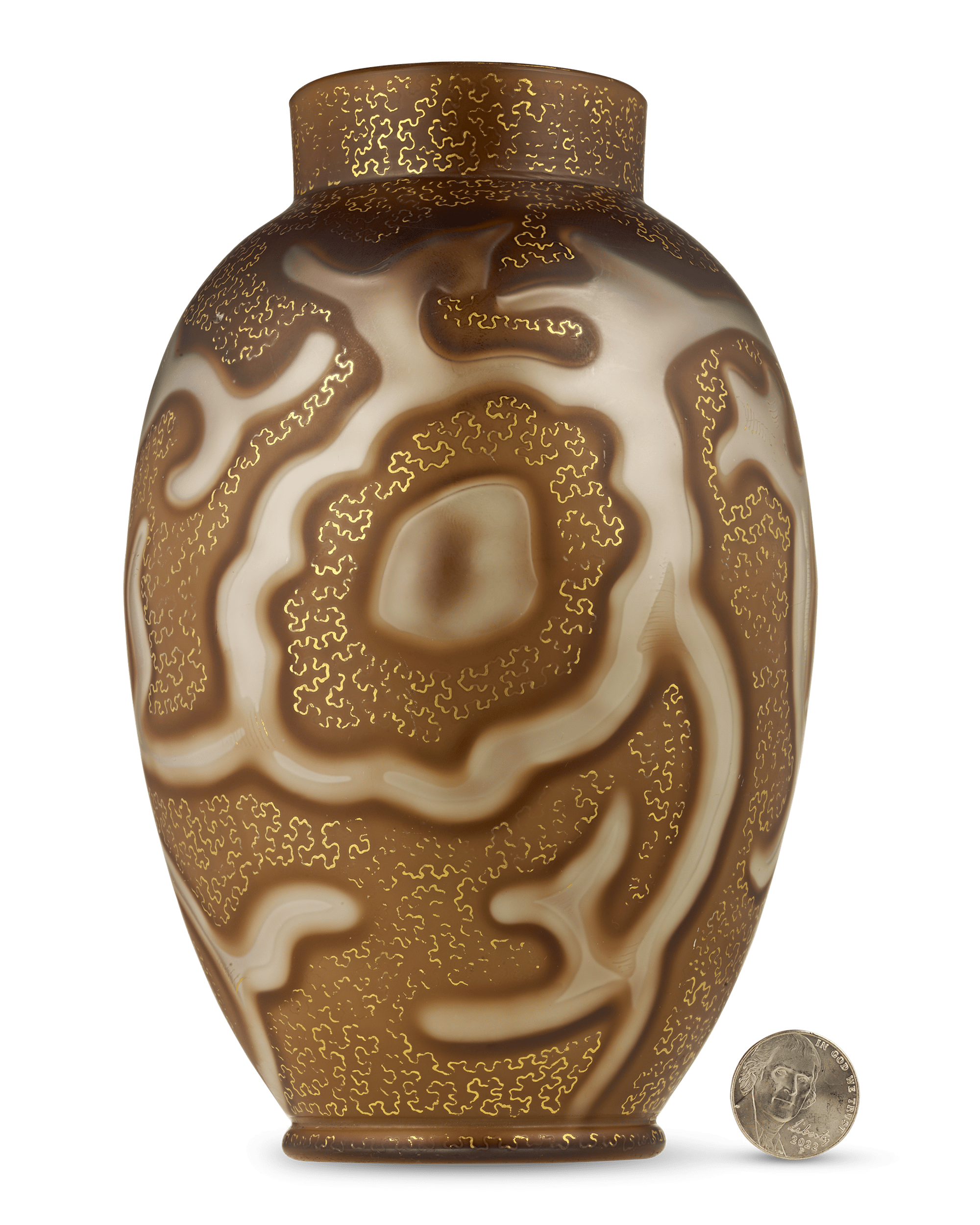 Federzeichnung Octopus Vase by Loetz