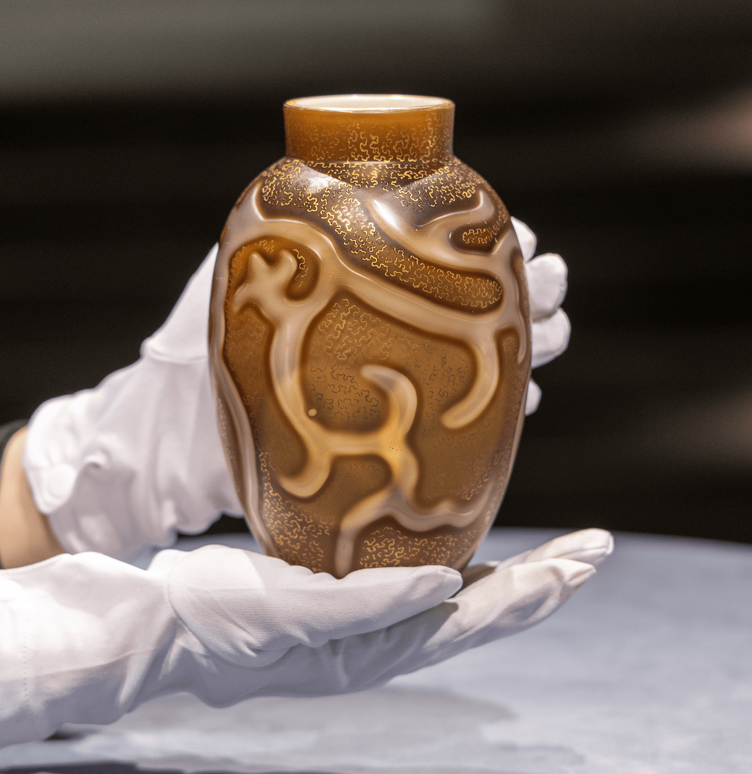 Federzeichnung Octopus Vase by Loetz