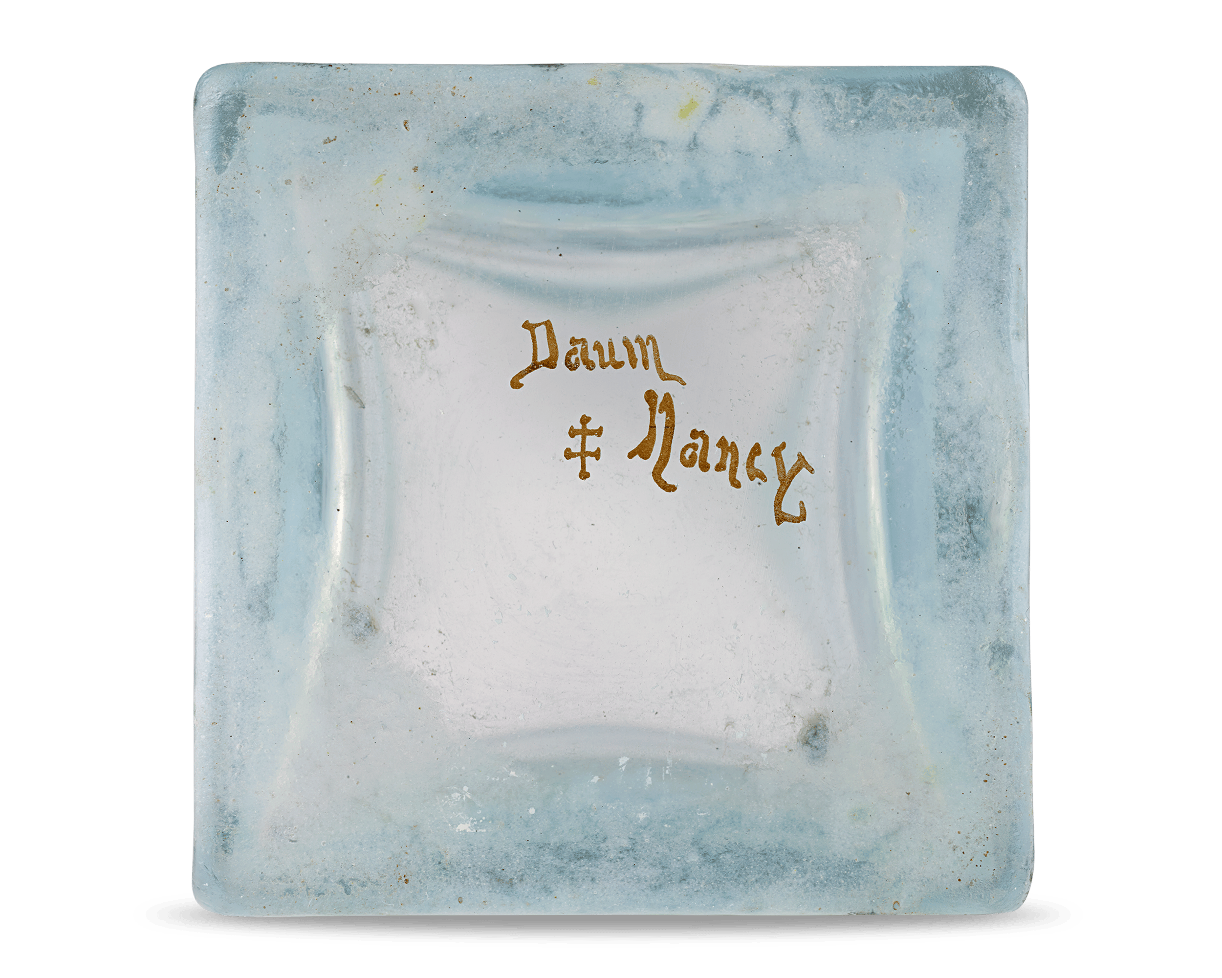 Swan Glass Vase by Daum Nancy