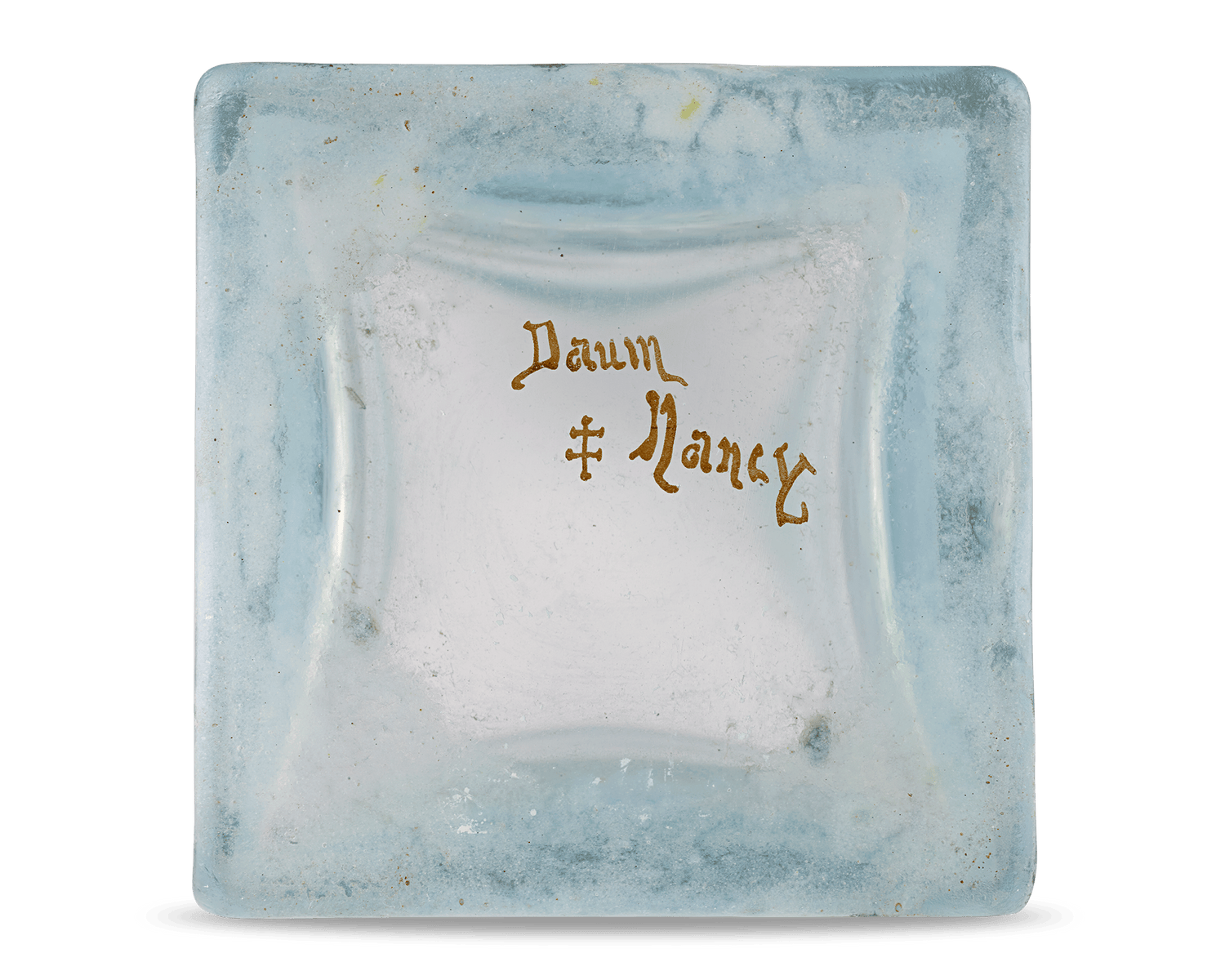 Swan Glass Vase by Daum Nancy