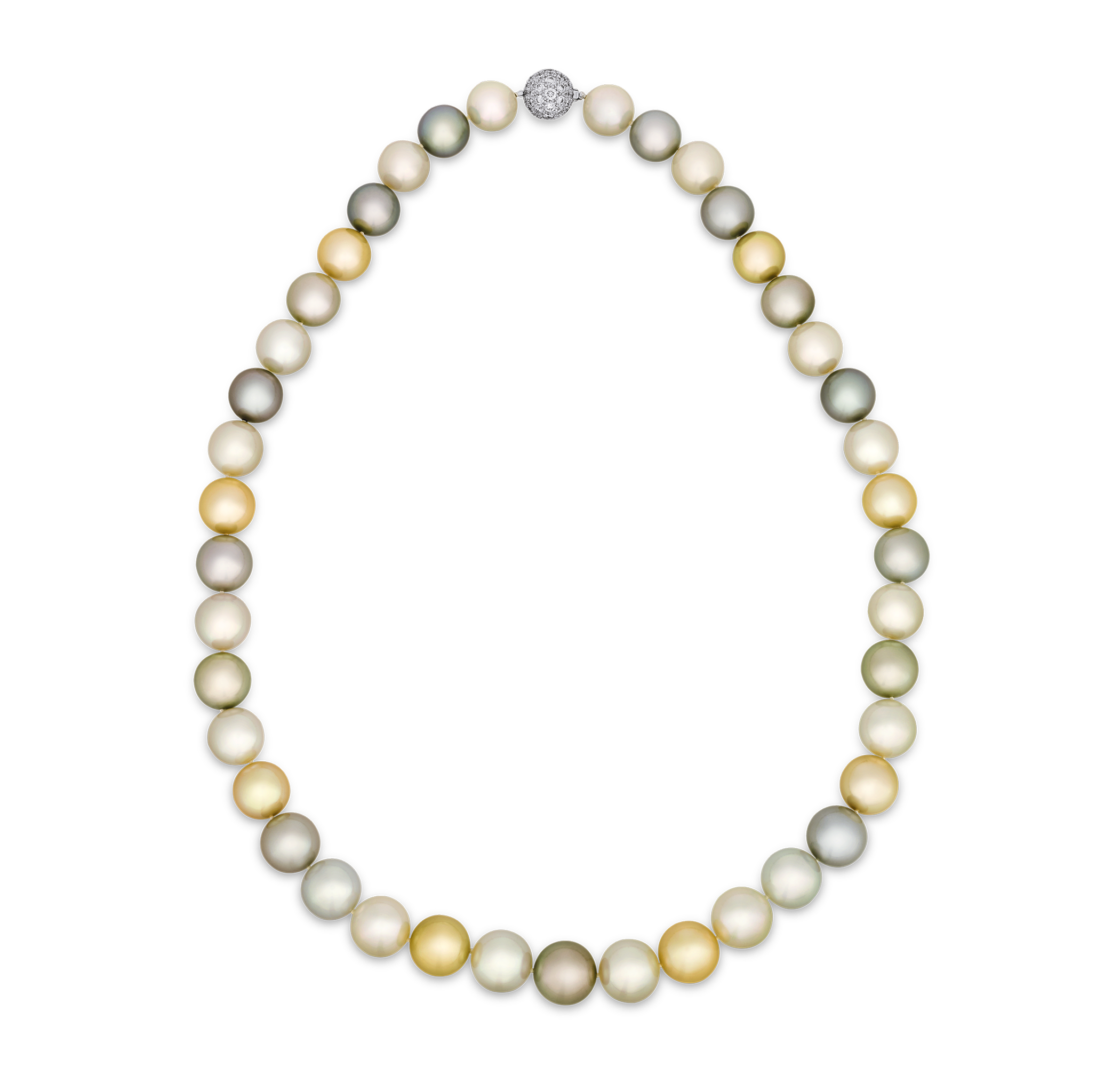 Tiffany & Co. Multicolor South Sea Pearl Necklace