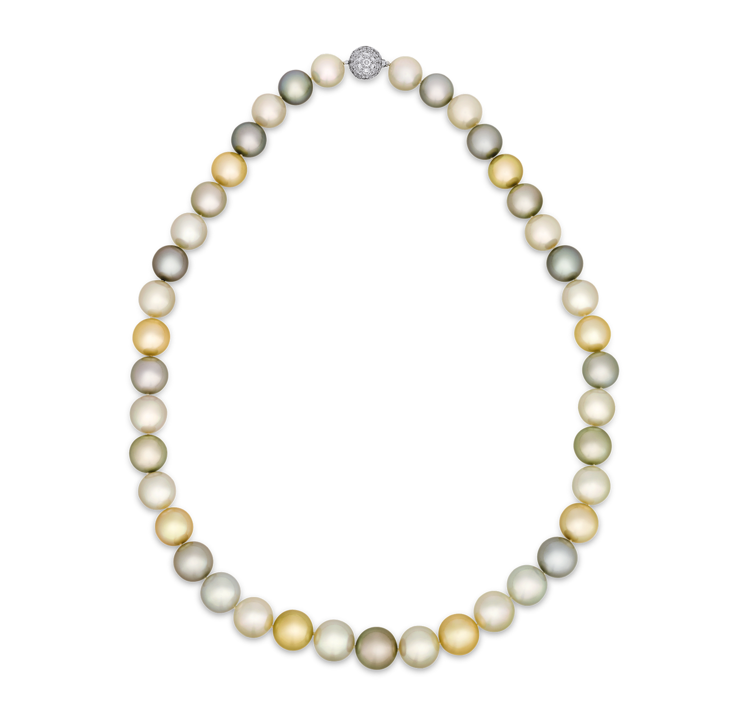 Tiffany & Co. Multicolor South Sea Pearl Necklace