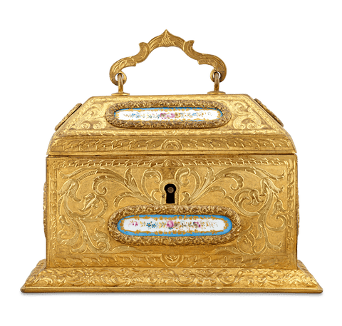 Sèvres Porcelain and Bronze Box