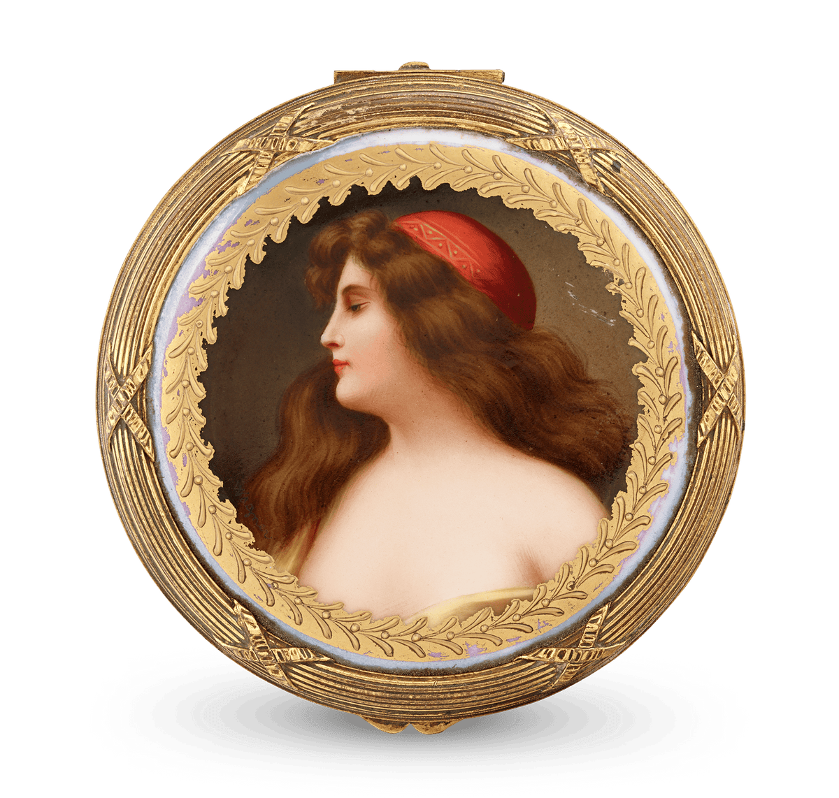 Royal Vienna Porcelain Box by Franz Wagner