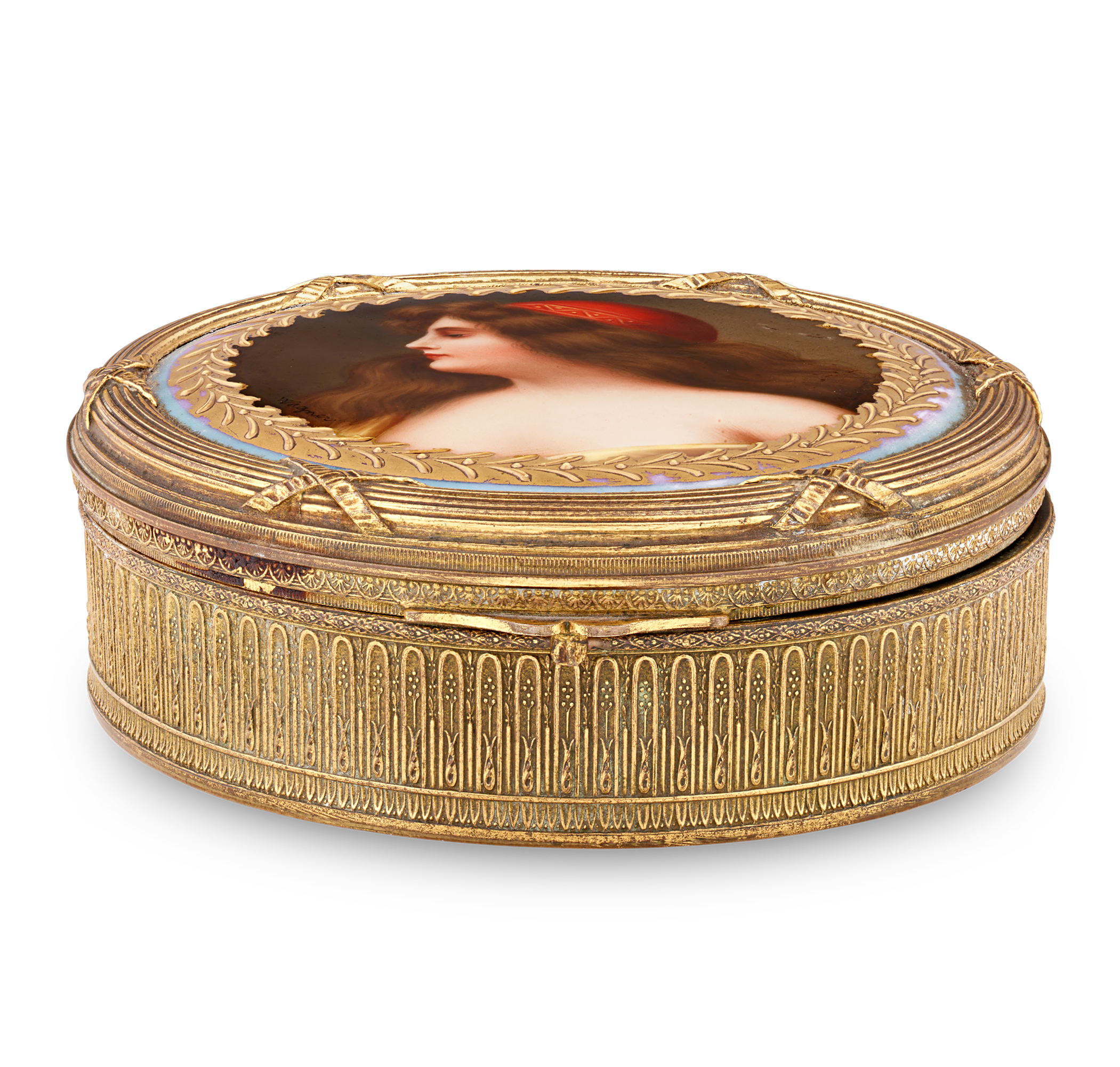 Royal Vienna Porcelain Box by Franz Wagner