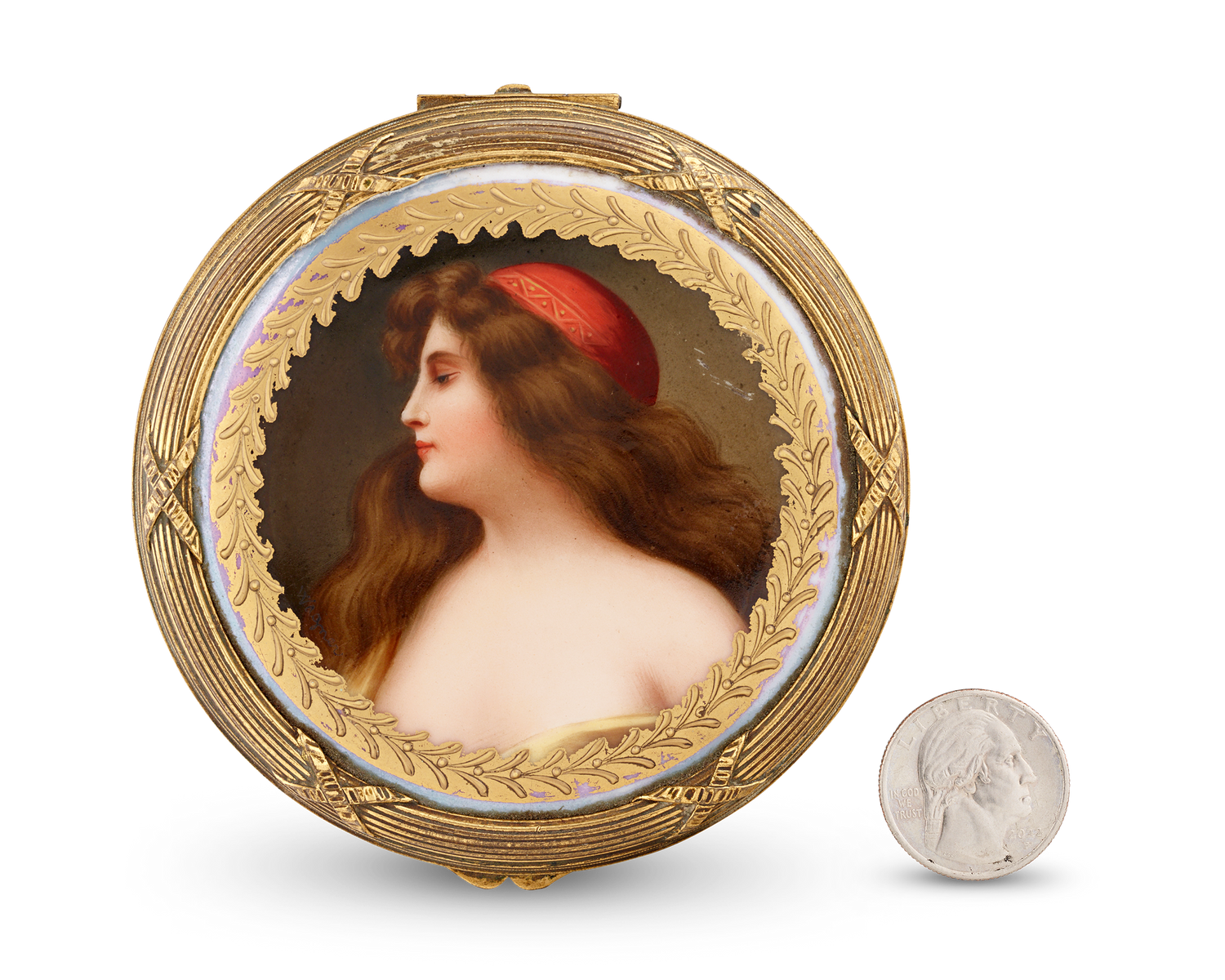 Royal Vienna Porcelain Box by Franz Wagner