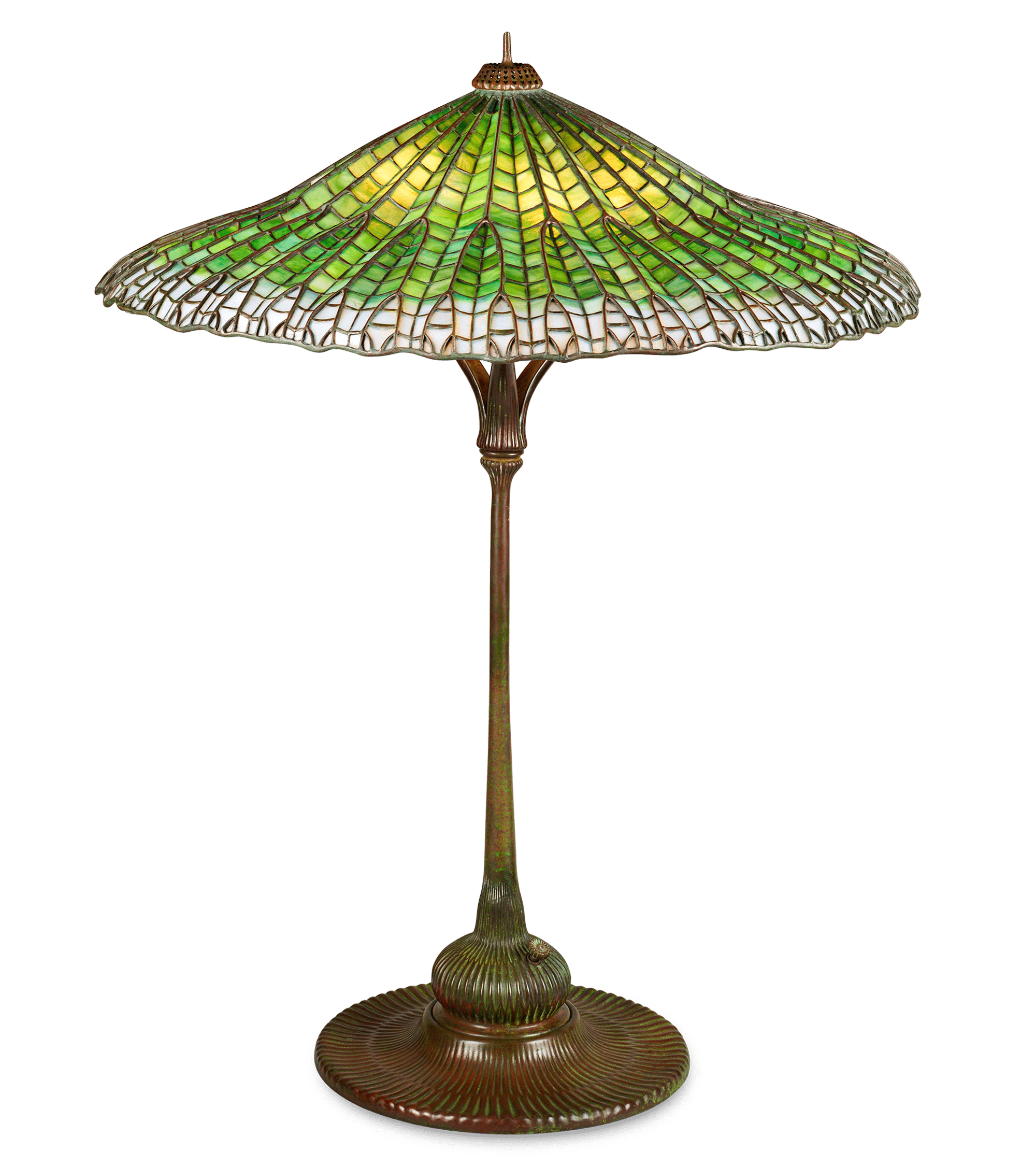 Tiffany Studios Lotus Pagoda Lamp