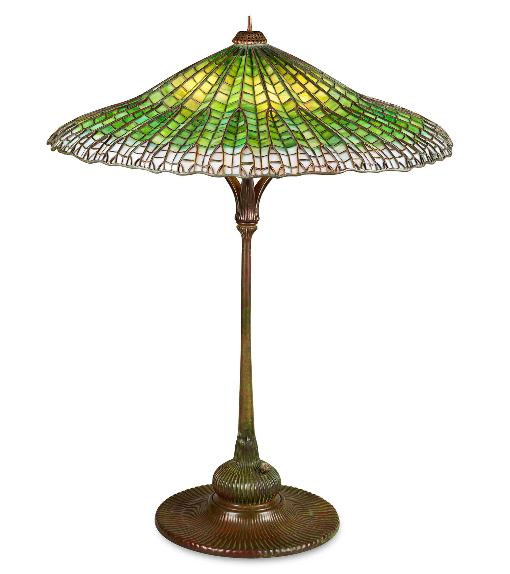 Tiffany Studios Lotus Pagoda Lamp