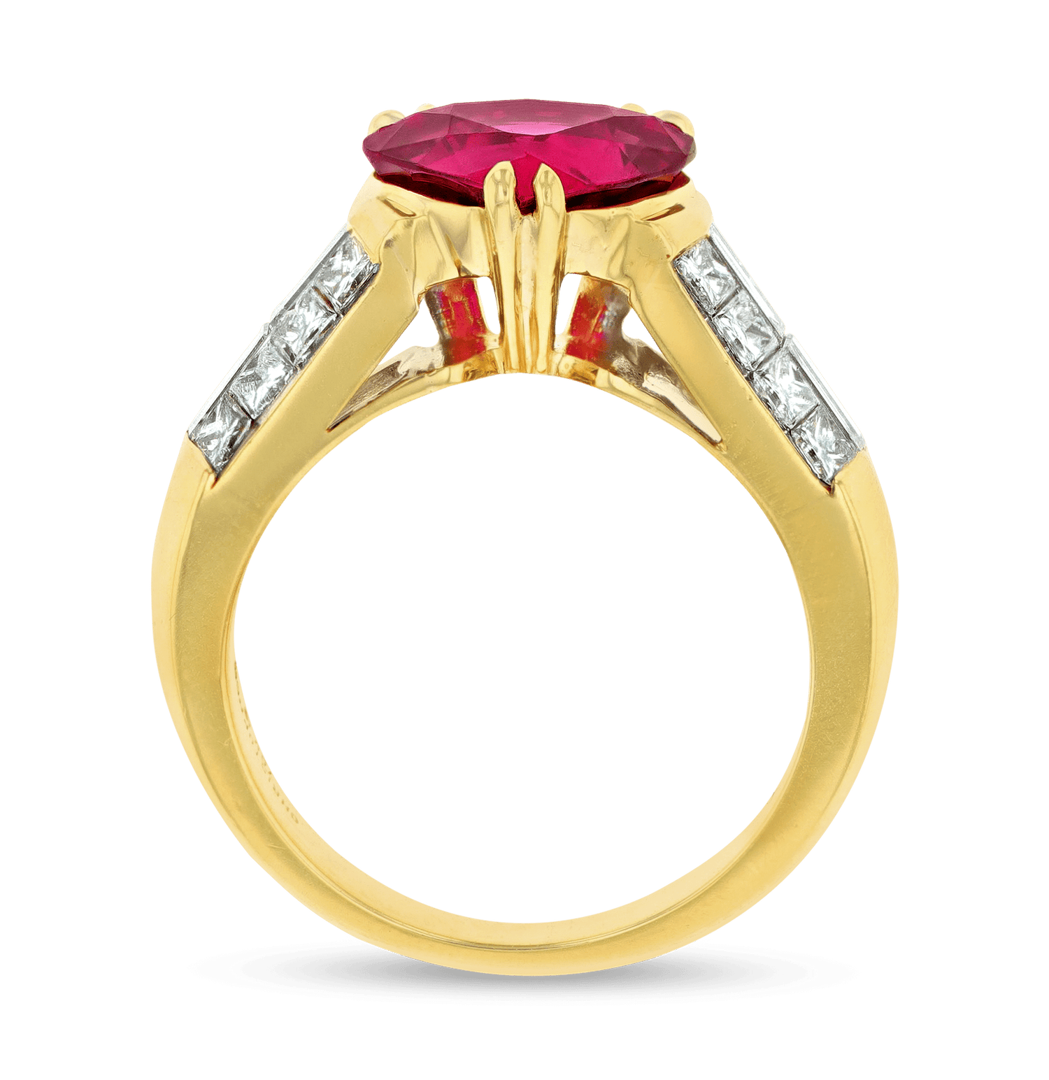 Untreated Ruby Ring, 3.05 Carats