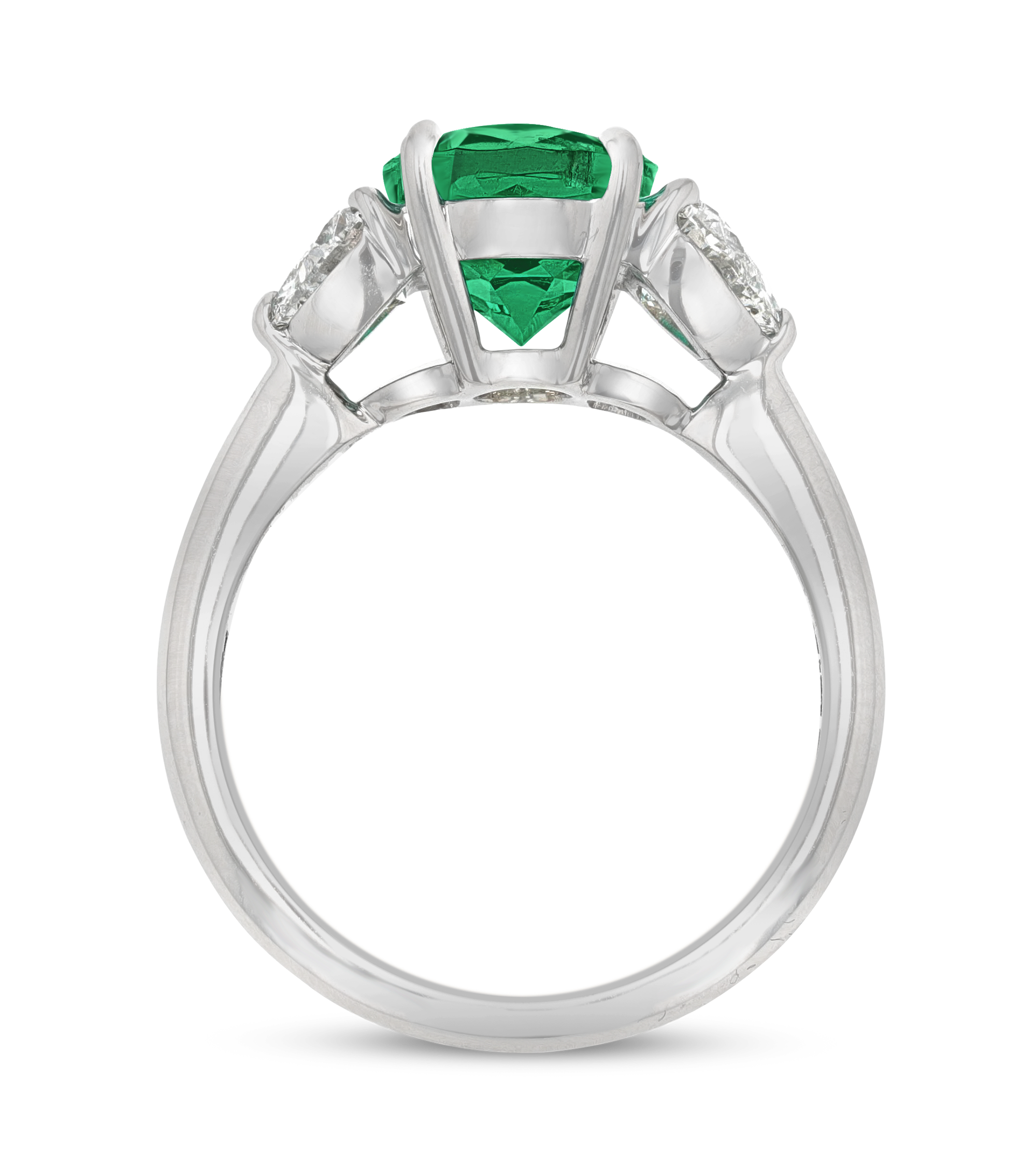 Untreated Colombian Emerald Ring, 2.55 Carats