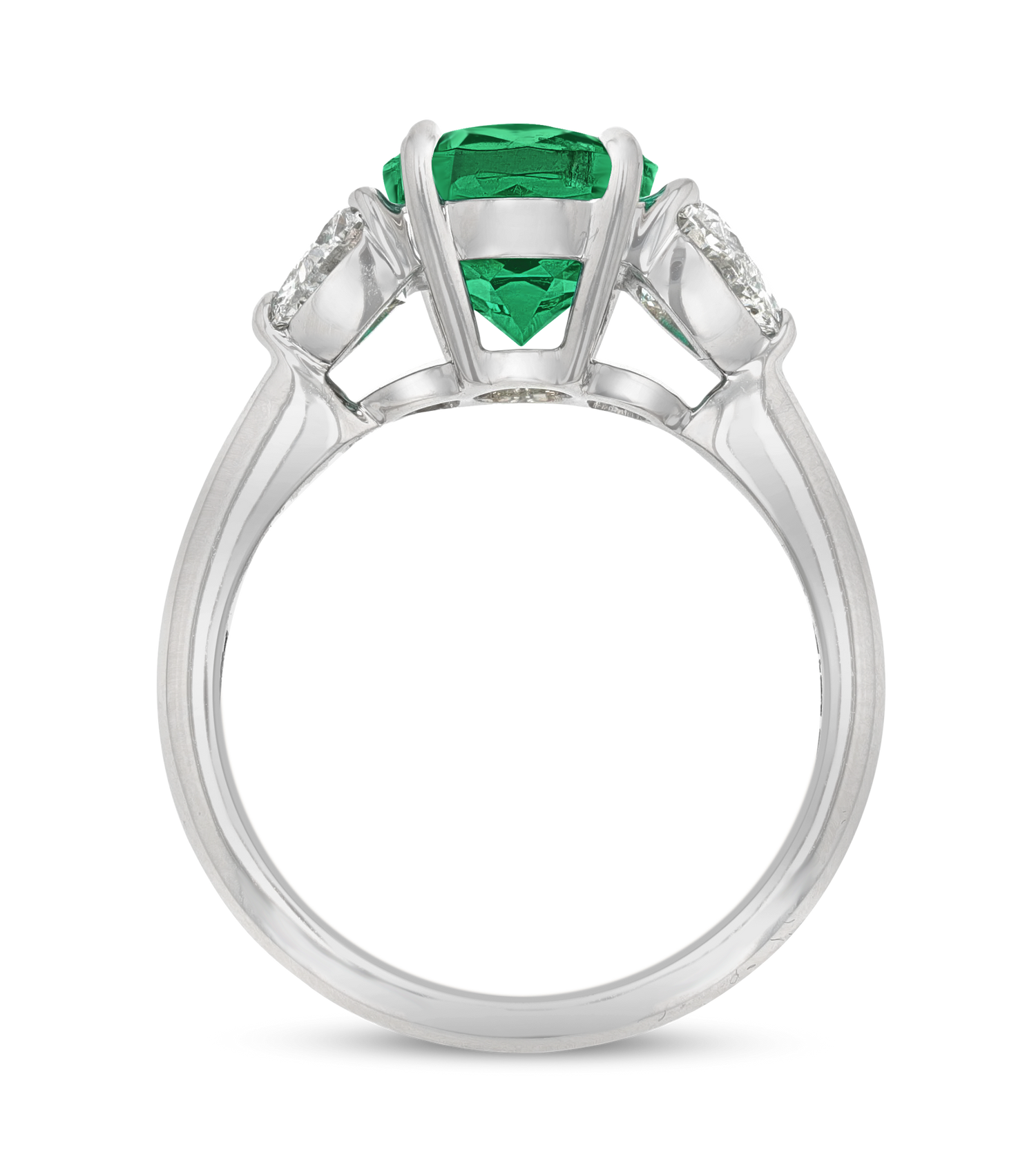 Untreated Colombian Emerald Ring, 2.55 Carats