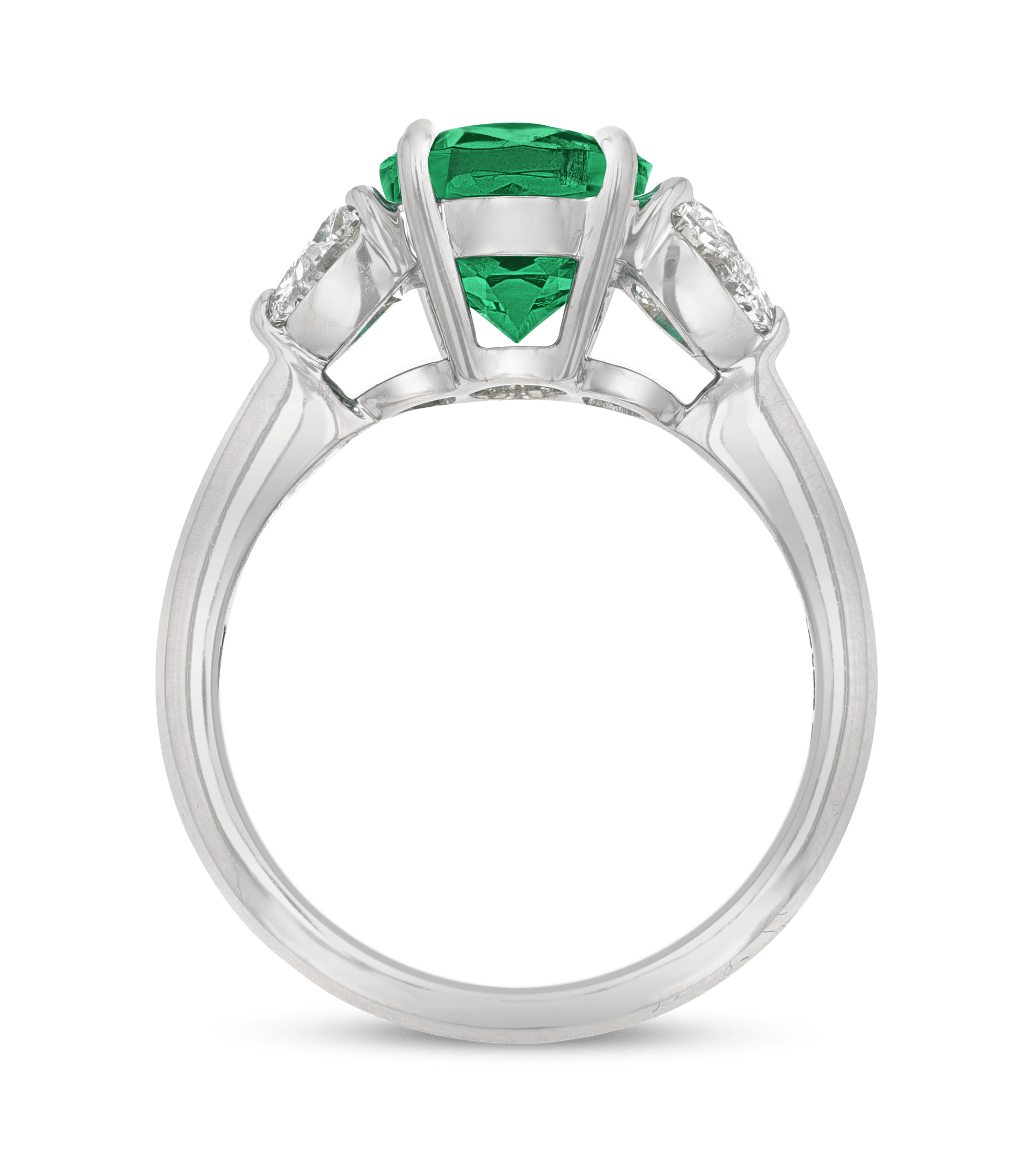 Untreated Colombian Emerald Ring, 2.55 Carats