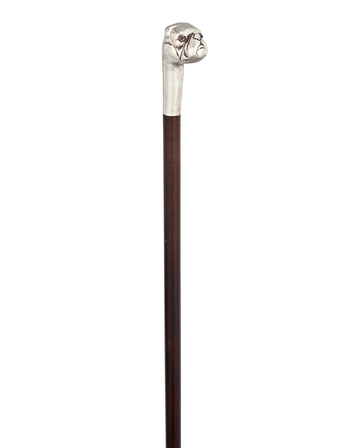 Silver Bulldog Cane