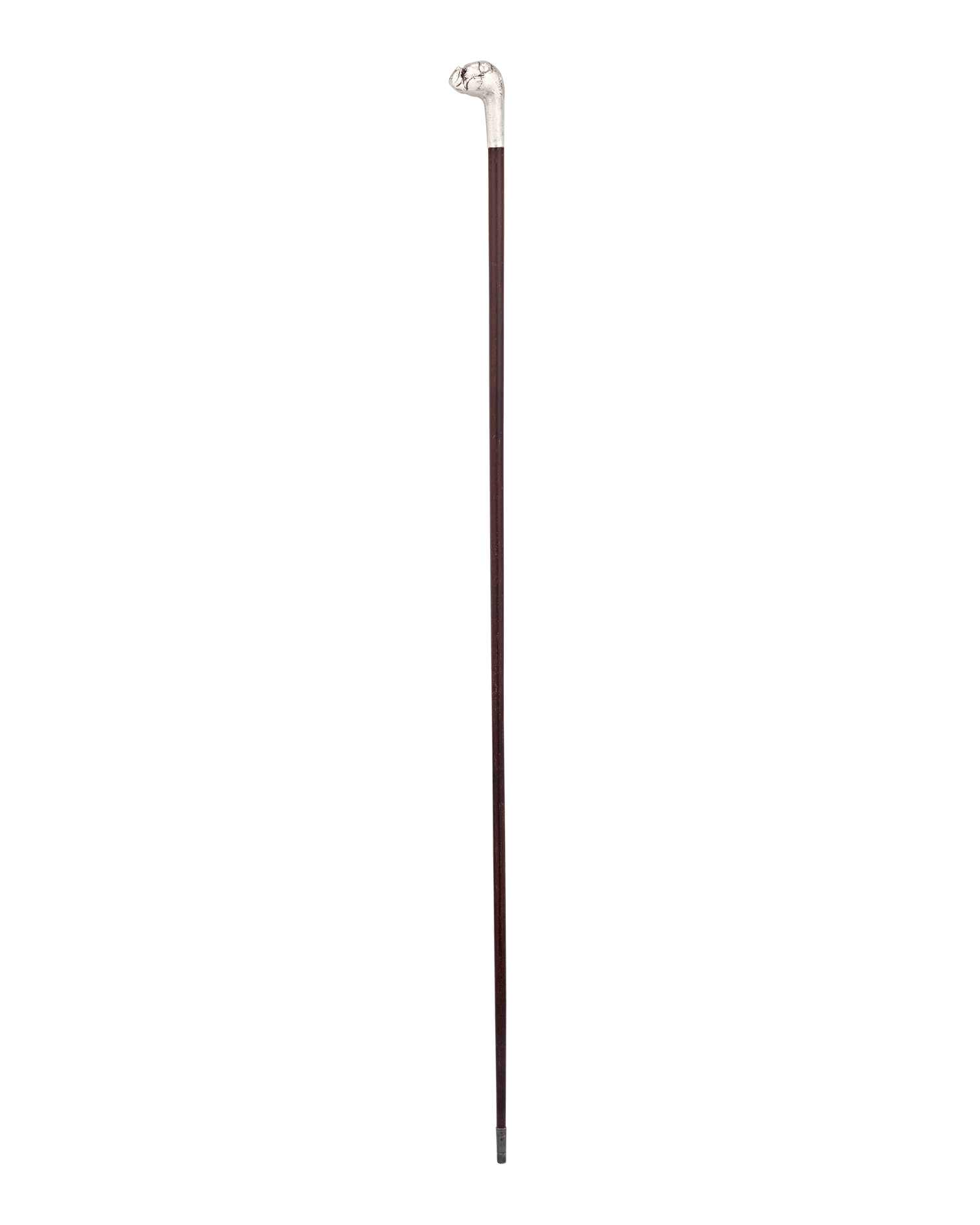 Silver Bulldog Cane