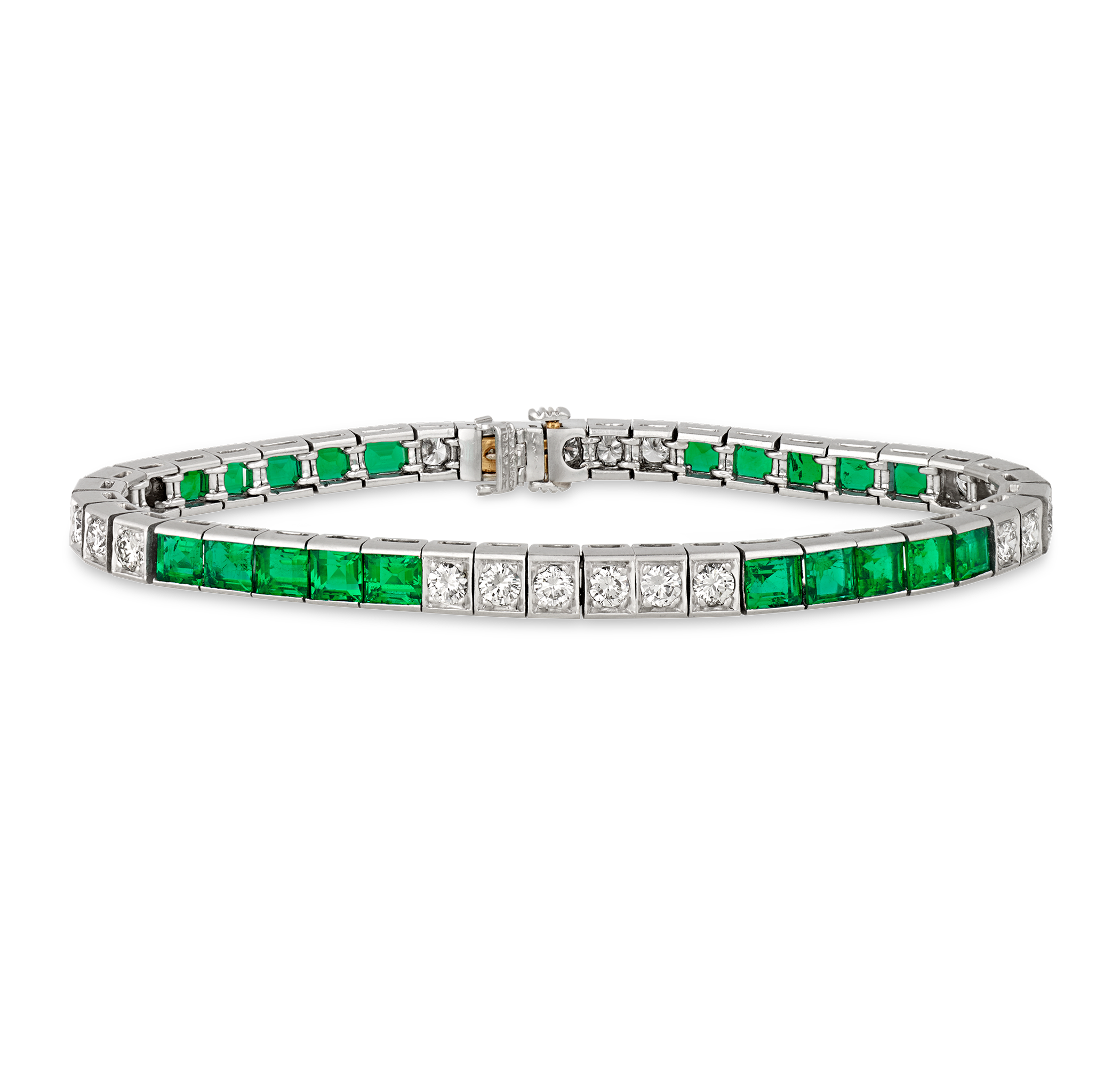 Tiffany & Co. Emerald Line Bracelet, 4.00 Carats